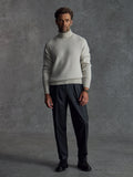 The Cashmere Submariner Rollneck - Ivory