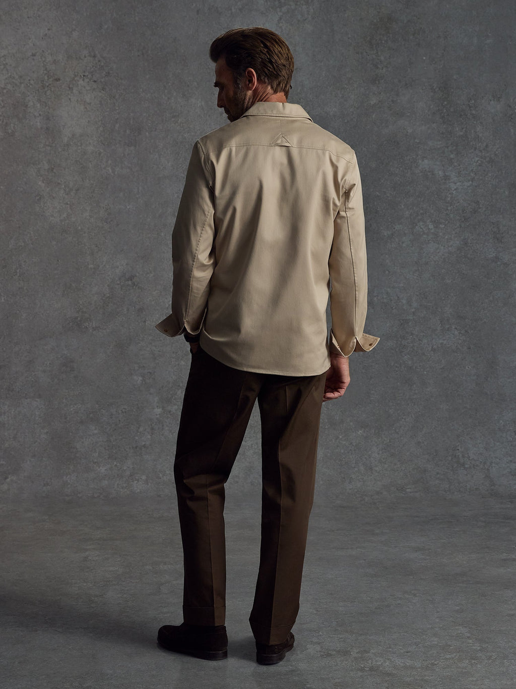 The Demob Shirt - Cotton Sand