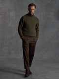 The Cashmere Submariner Rollneck - Green