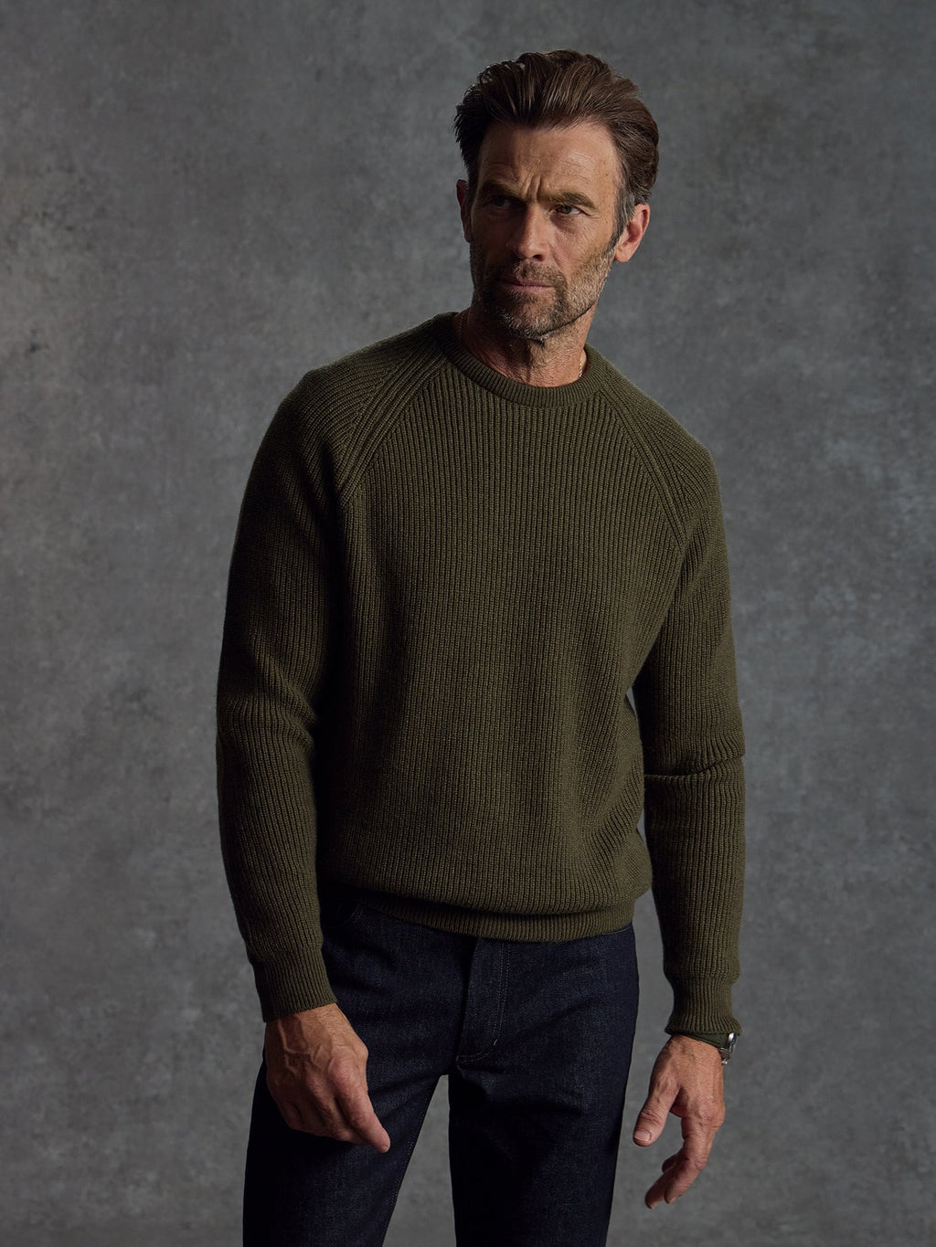 The Commando Crew Neck - Green