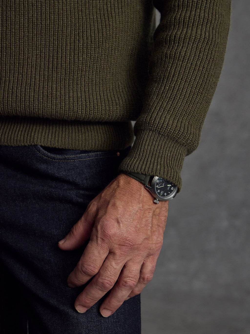 The Commando Crew Neck - Green