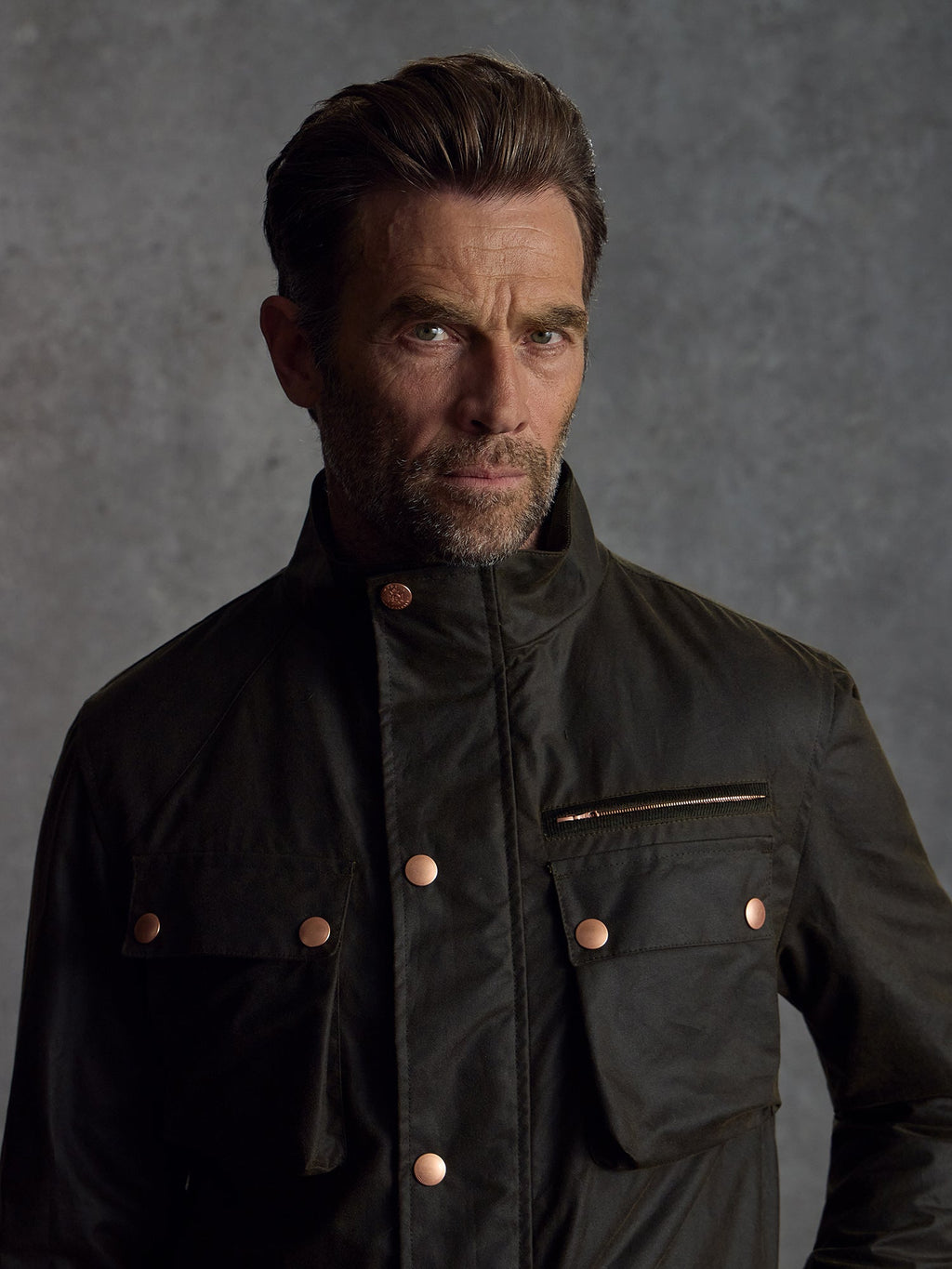 The Belgravia Biker - Olive