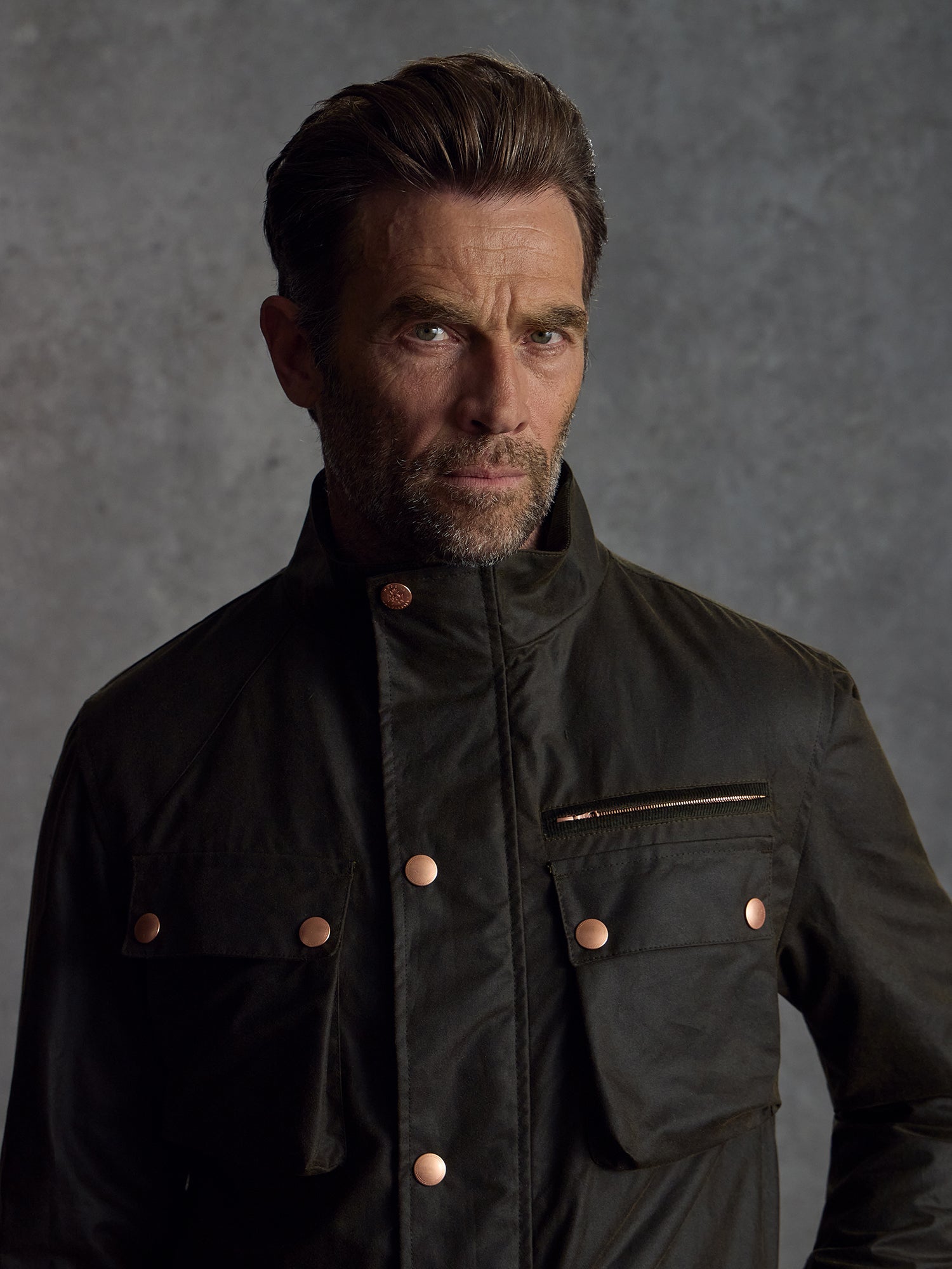 The Belgravia Biker - Olive