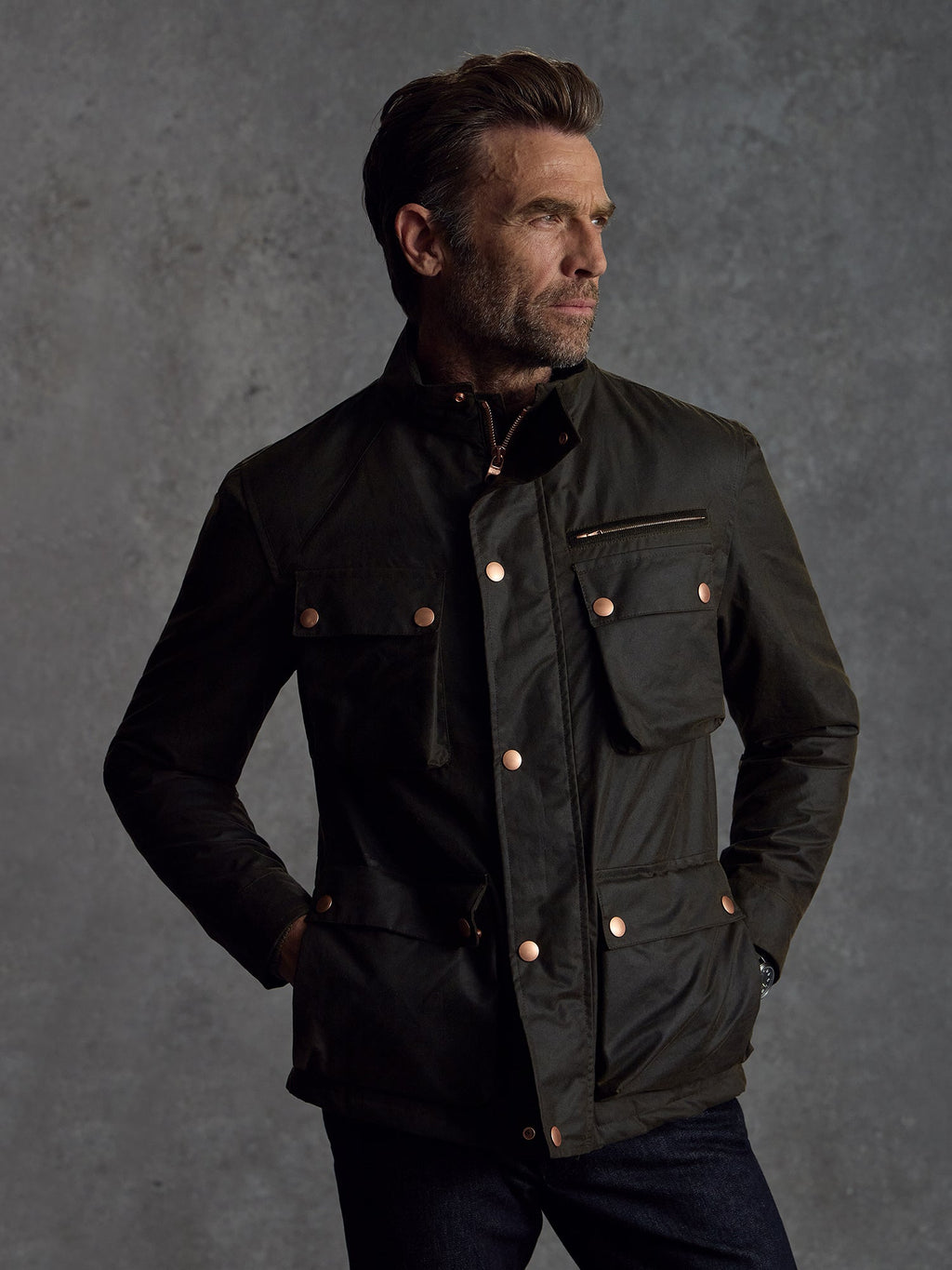 The Belgravia Biker - Olive