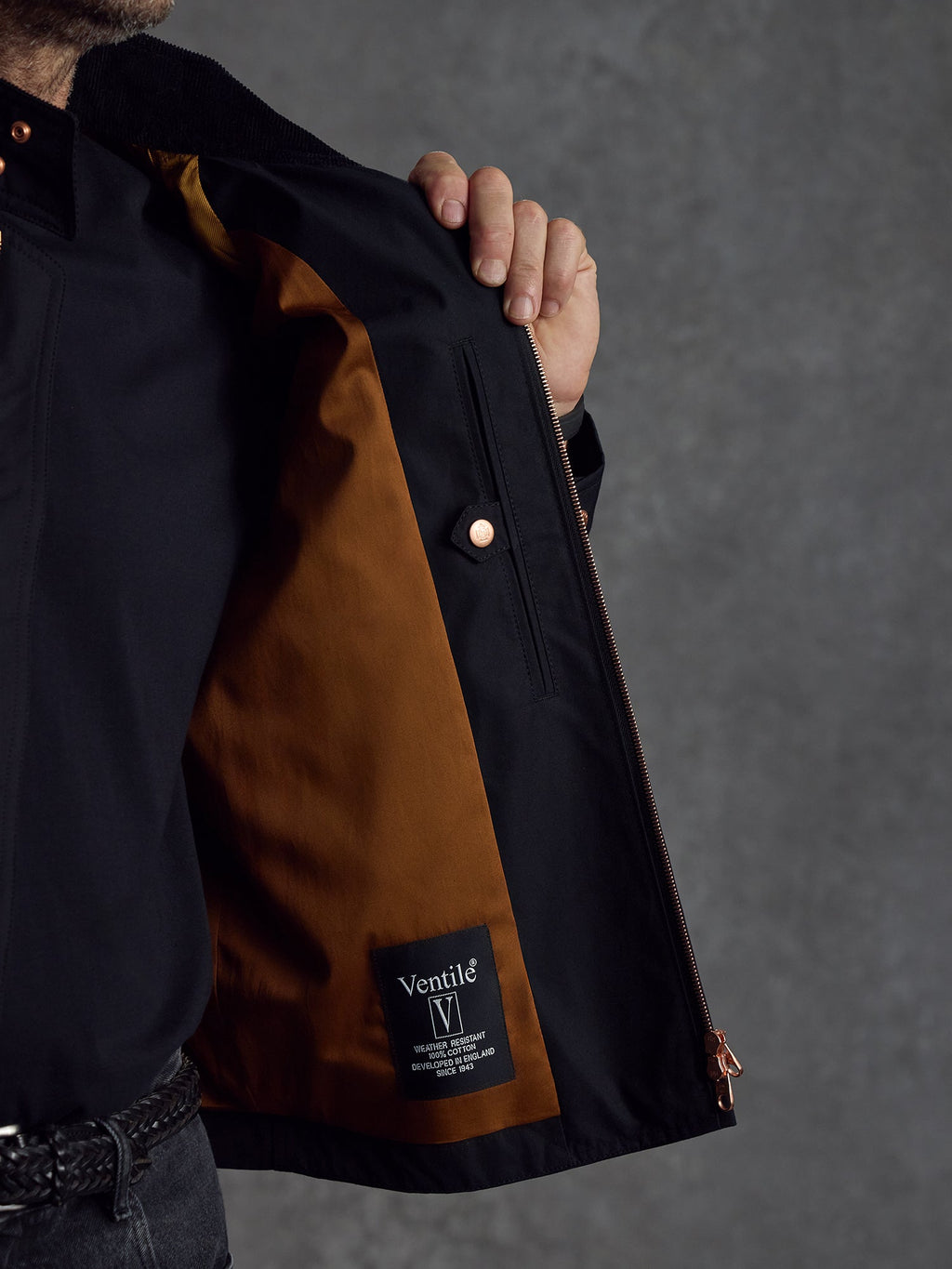 The Ventile® Harrington - Black
