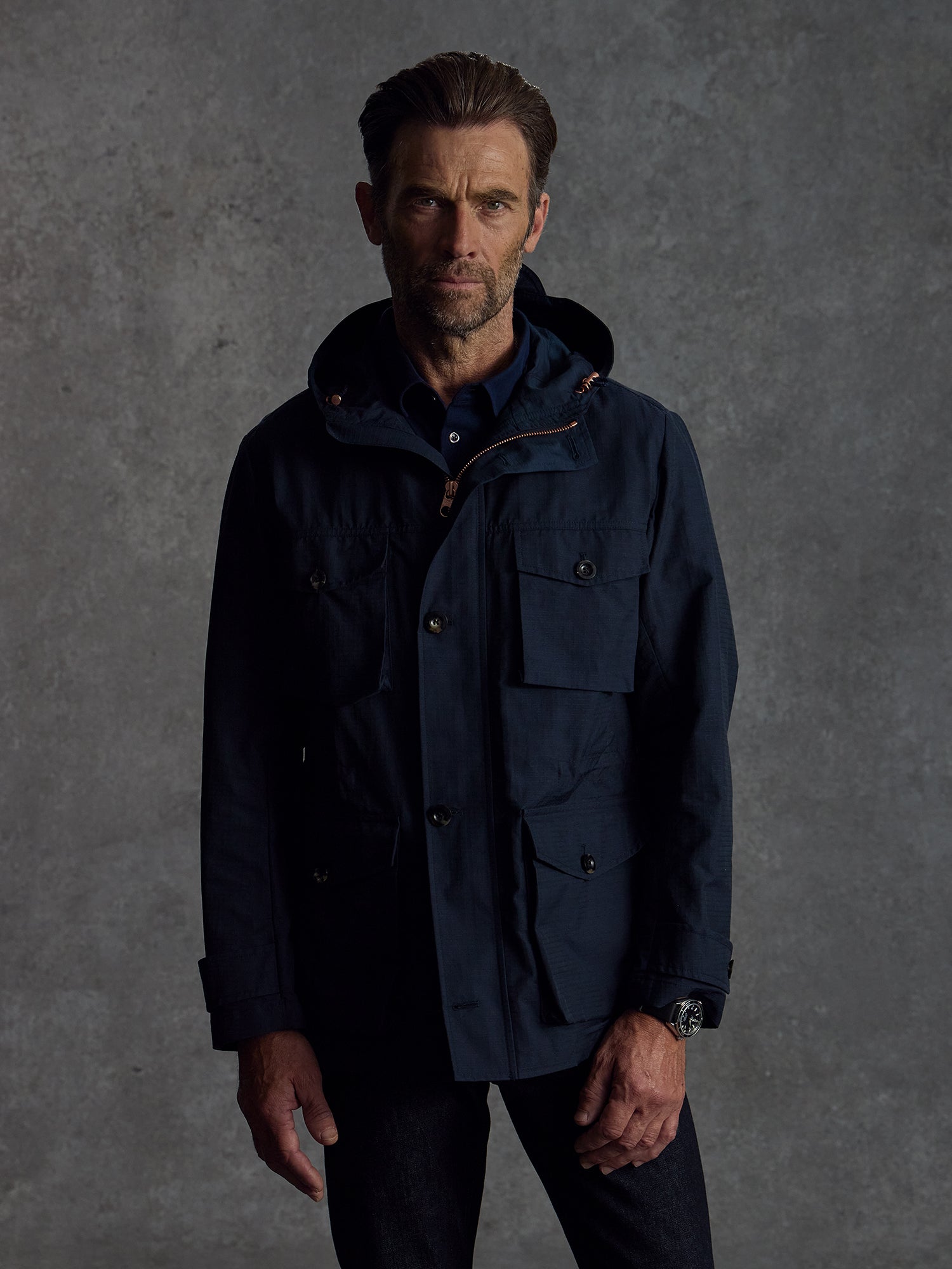 The Tracker Jacket - Navy
