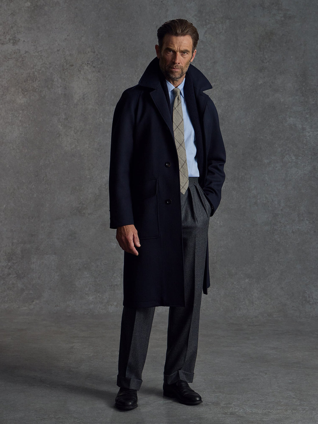 The General's Overcoat - Navy