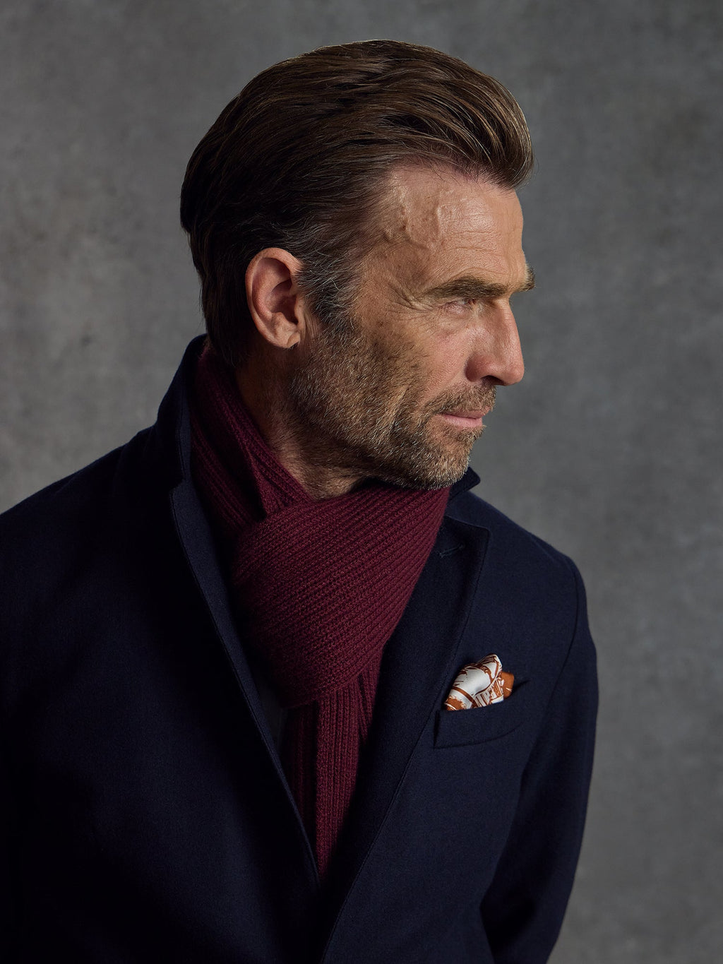 The Commando Scarf - Crimson