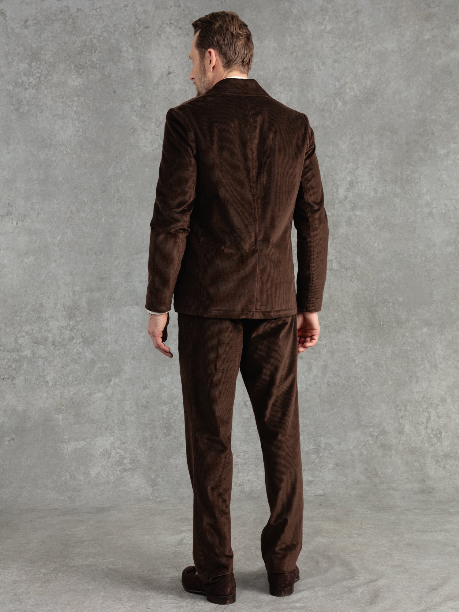 The Cashmere Cord Blazer - Bark