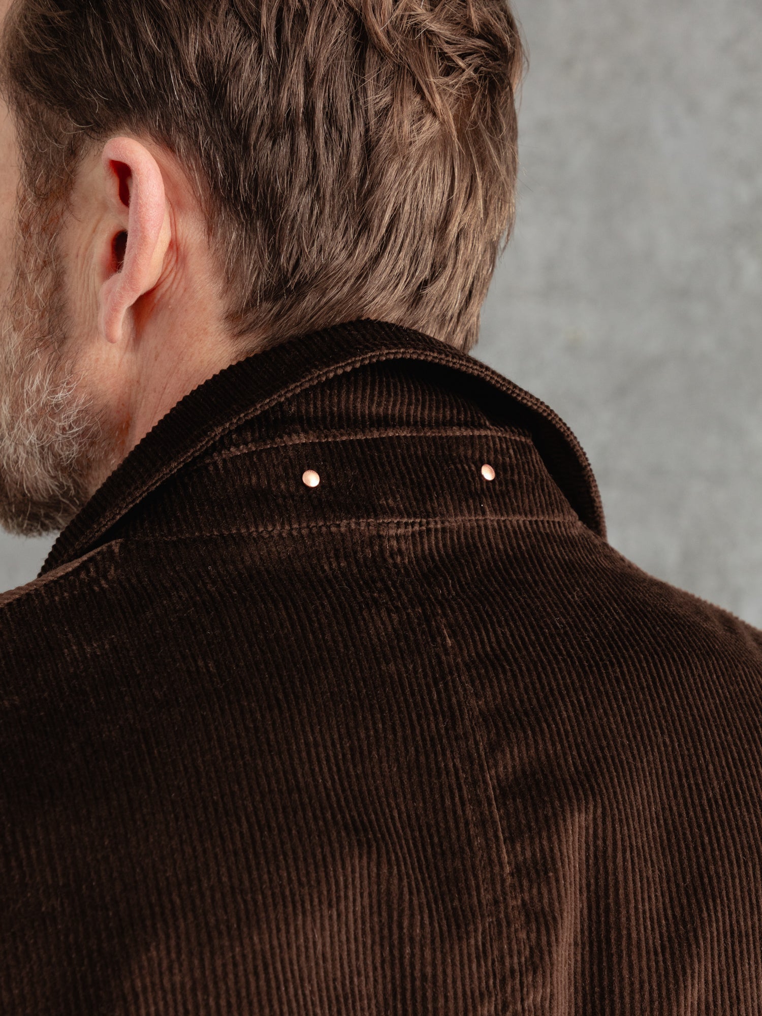 The Cashmere Cord Blazer - Bark