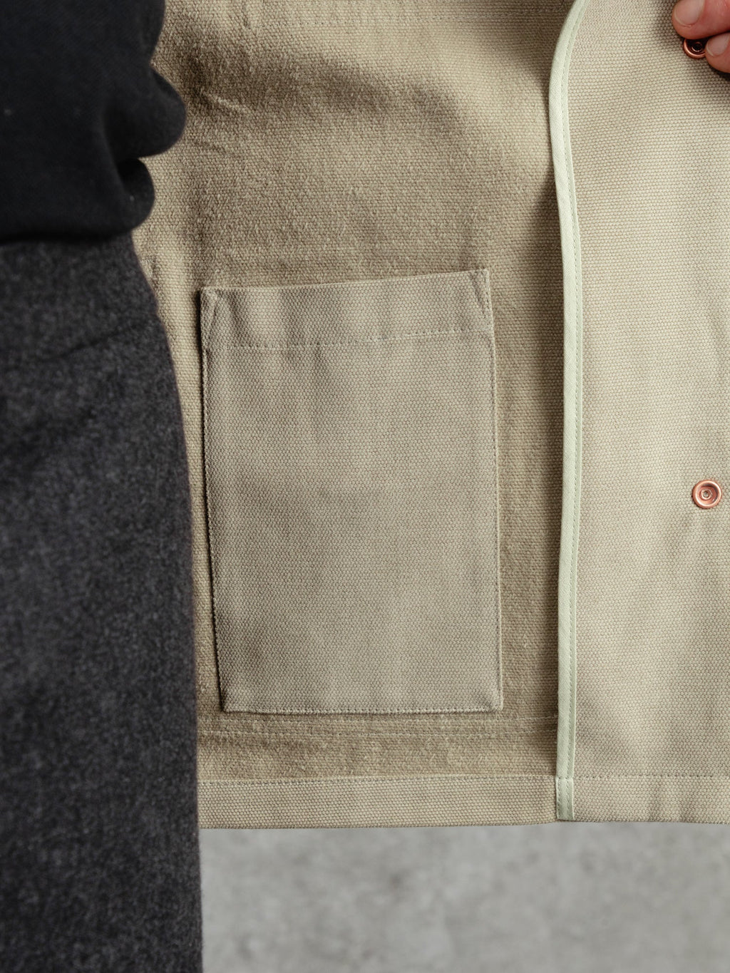 The Franglais Blazer - Pebble