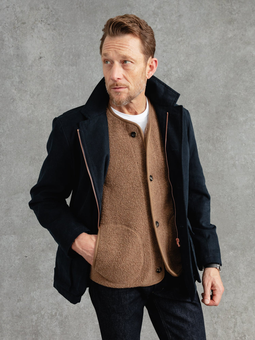 The Norfolk Walking Jacket - Ink