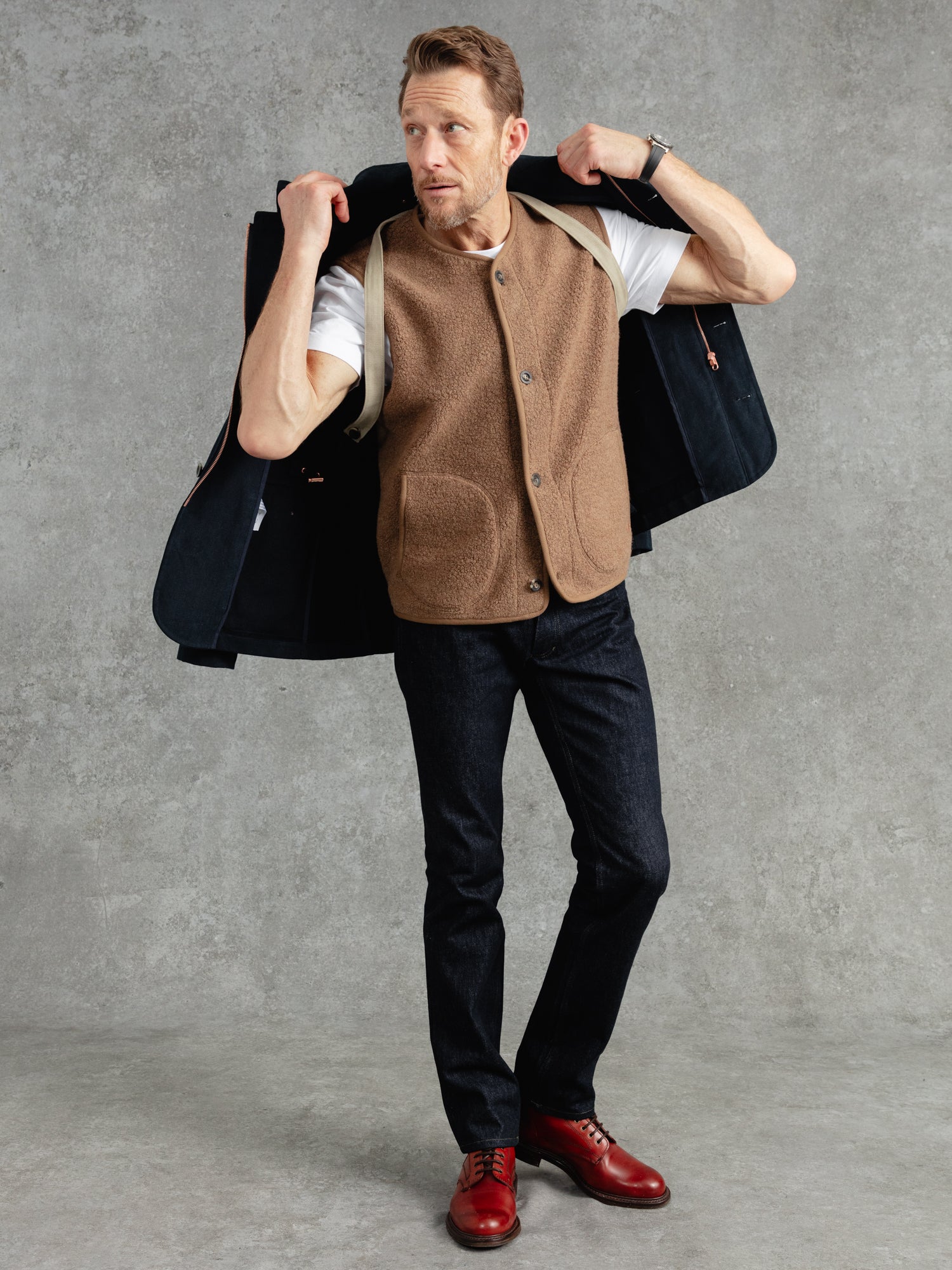 The Norfolk Walking Jacket - Ink