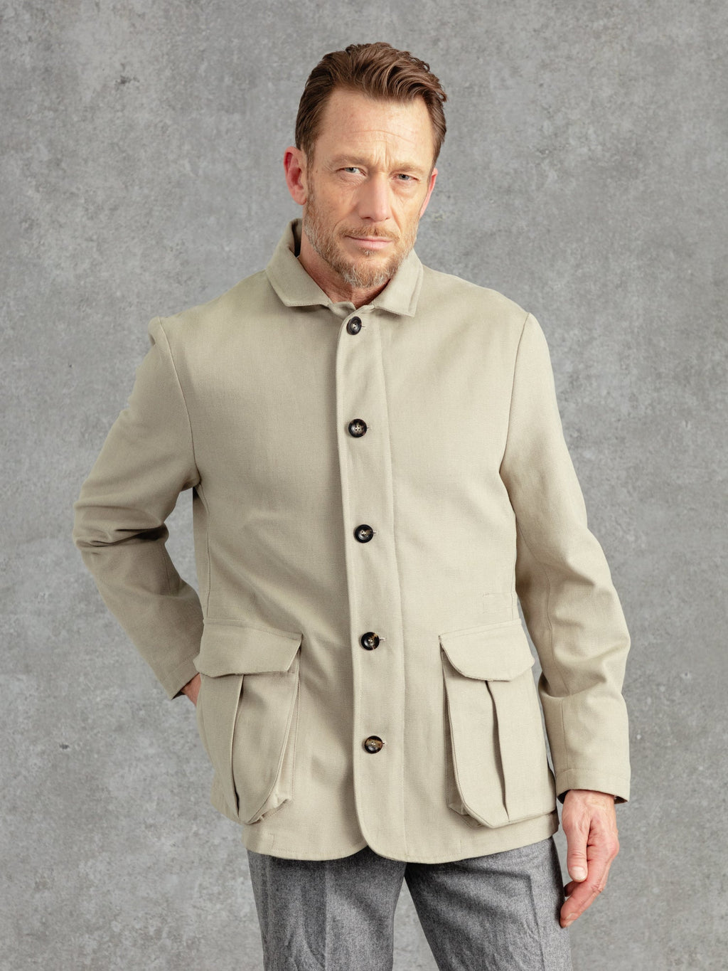 The Norfolk Walking Jacket - Pebble