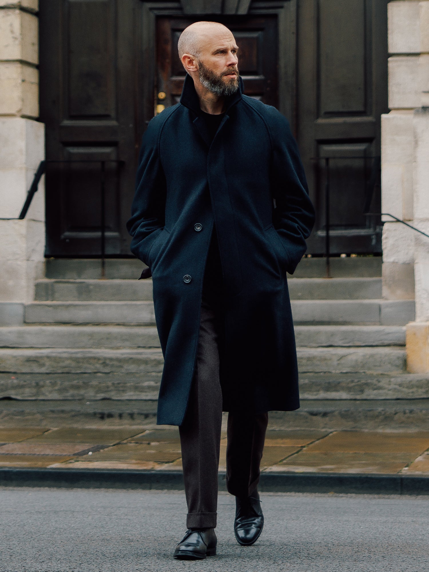 The Dark Navy Donegal