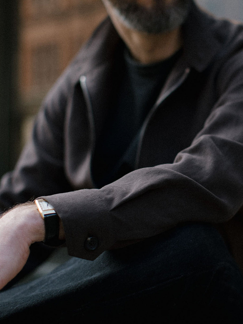 The Permanent Style Linen Harrington - Brown