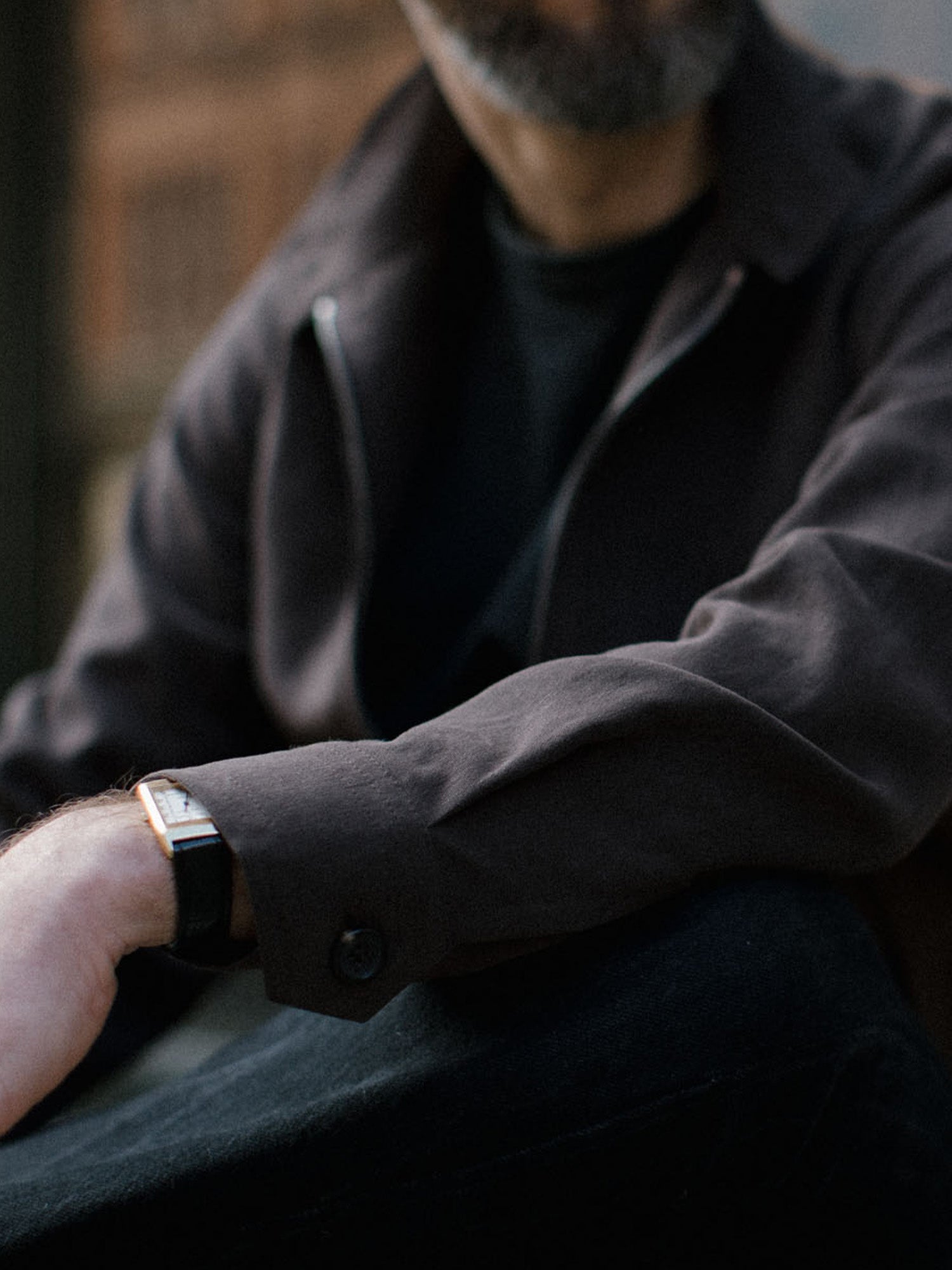 The Permanent Style Linen Harrington - Brown