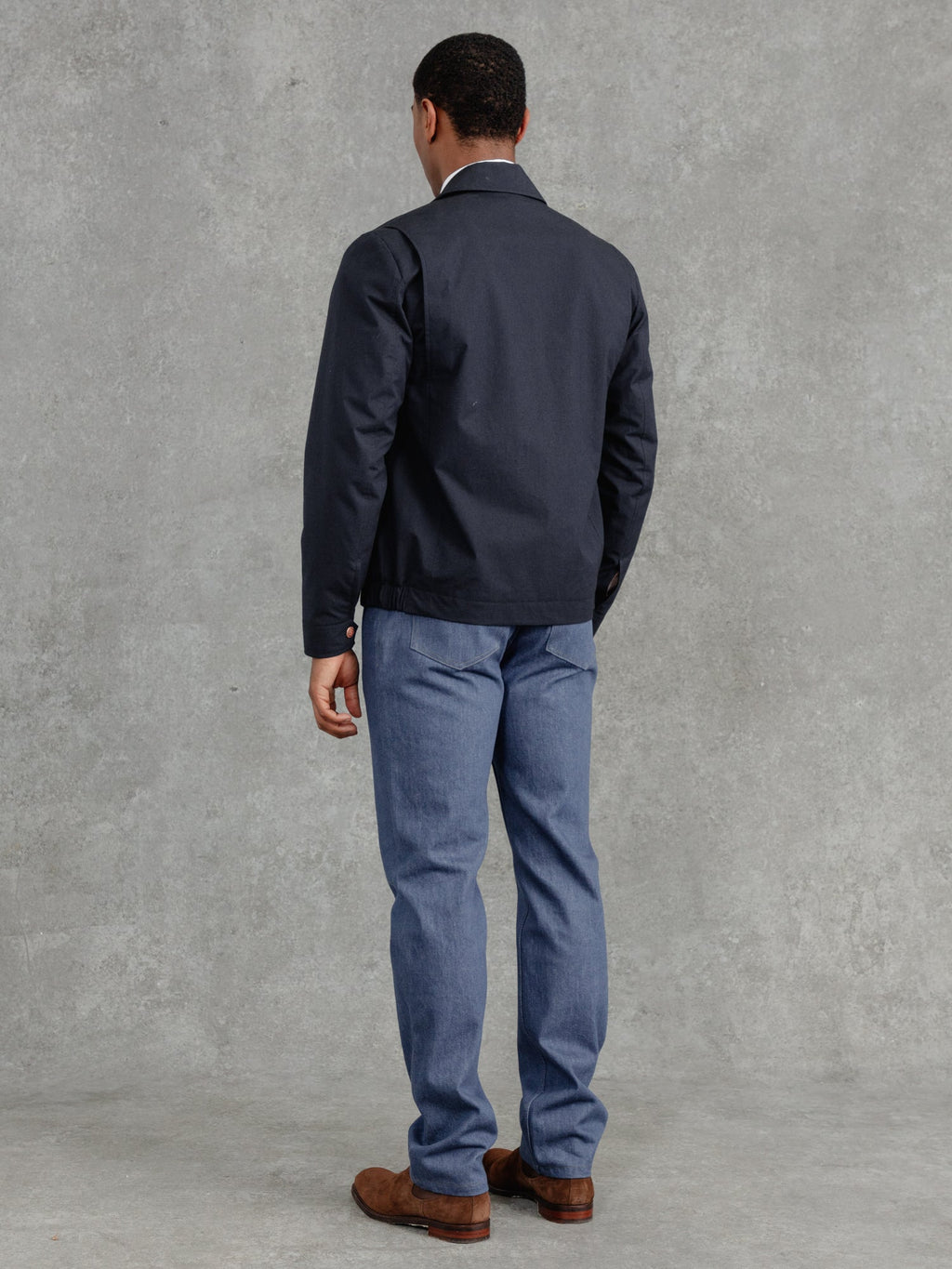 The Drizzler Silk Bomber - Ink