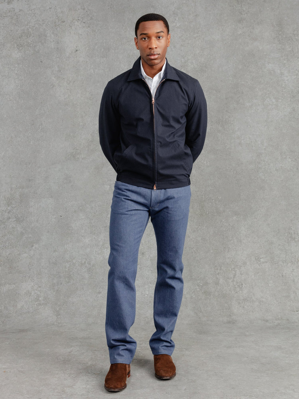 The Drizzler Silk Bomber - Ink