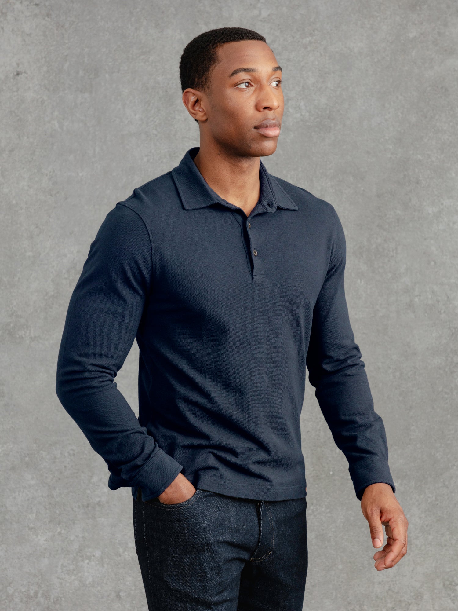 The LS Polo - Dark Navy