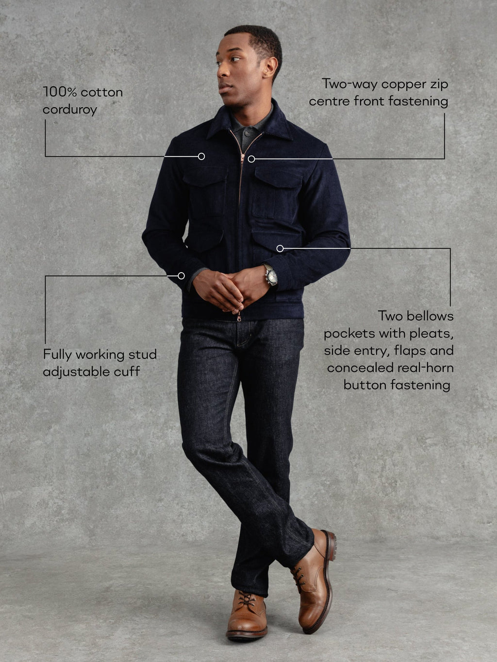 The Fallowfield Jacket - Ink