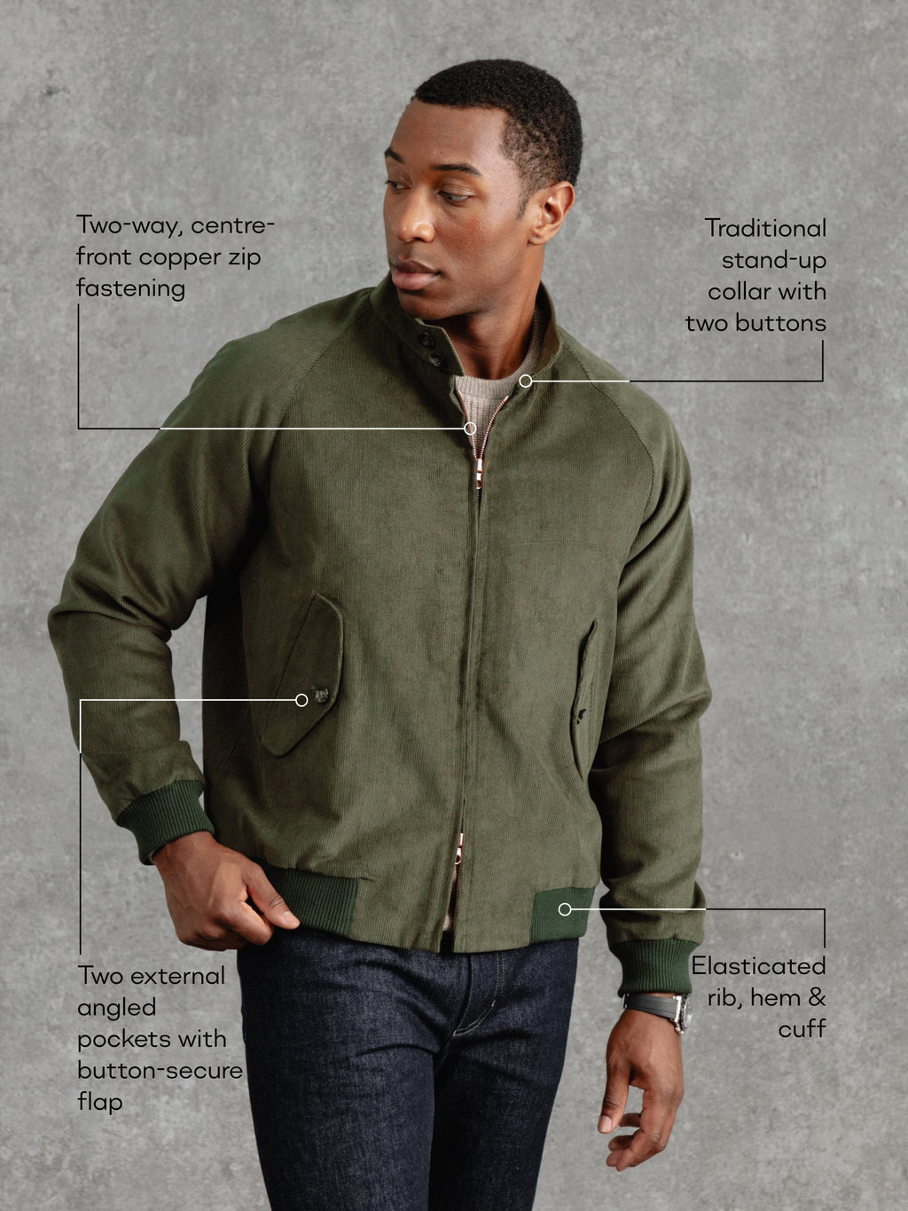 The M3 Cord Bomber - Olive