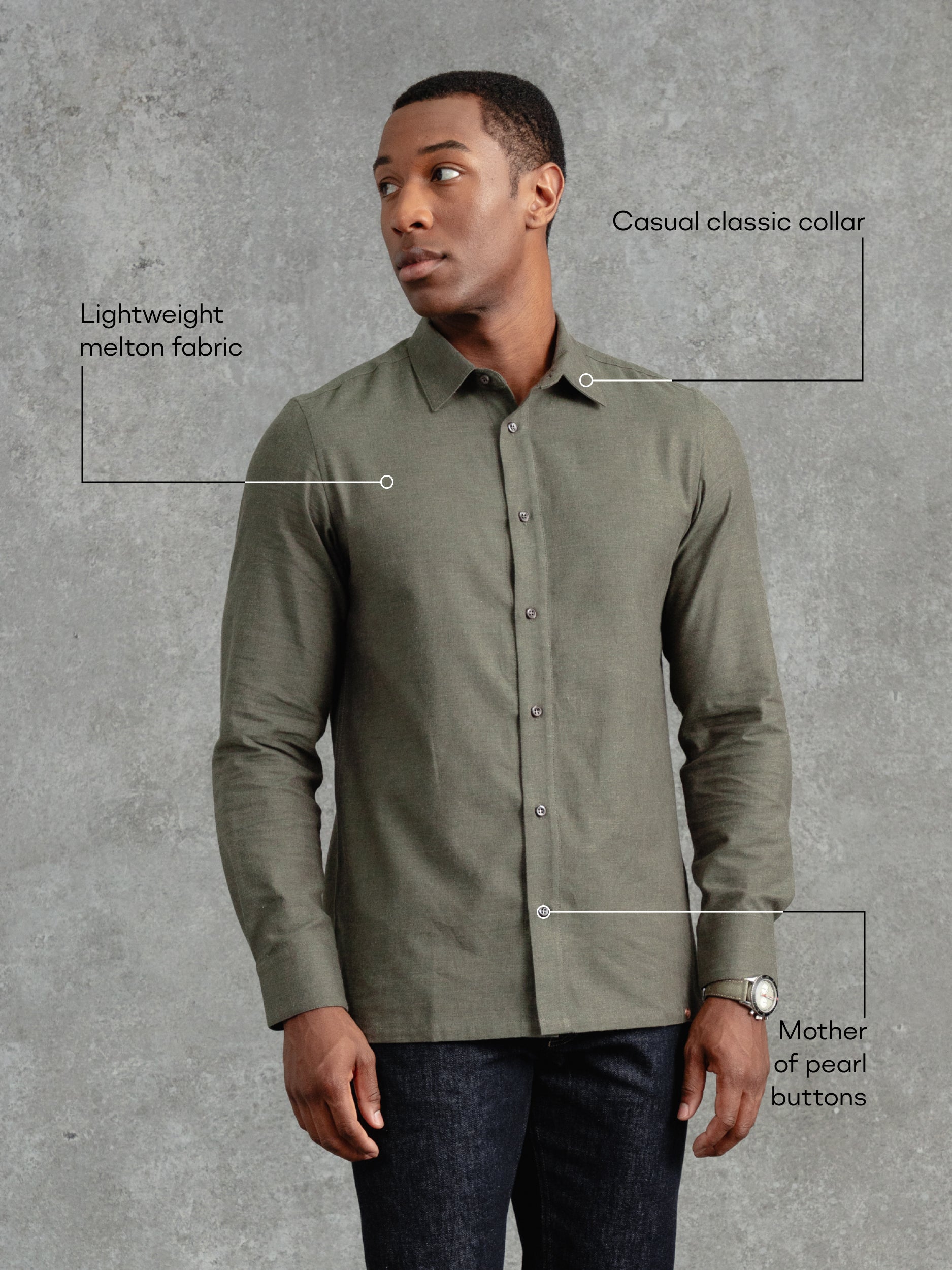 The Victor Melton Shirt - Willow
