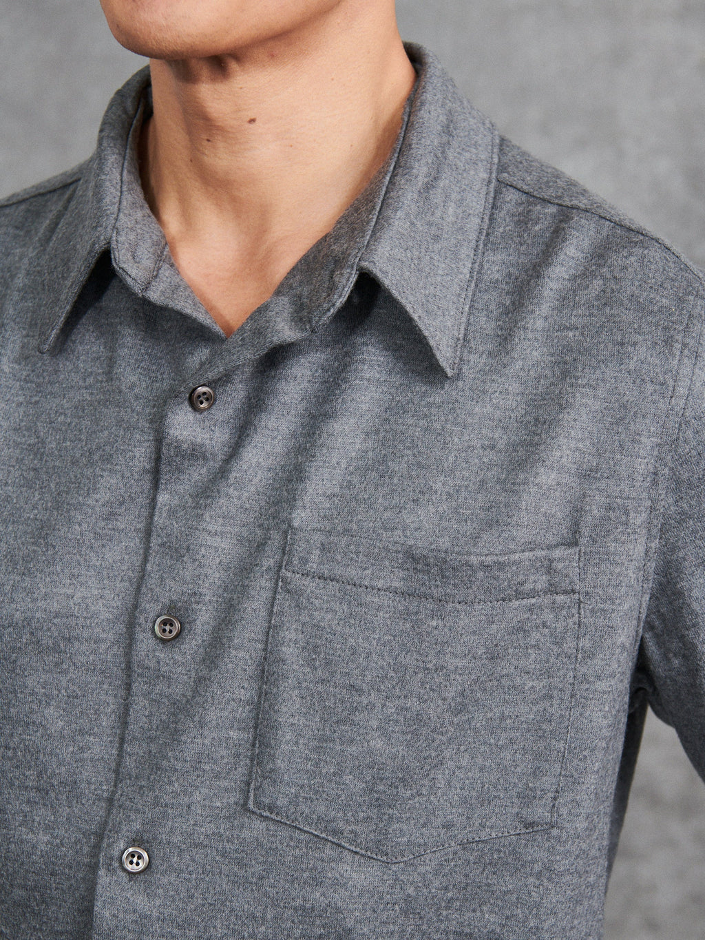 The Jersey Shirt - Cobble Grey
