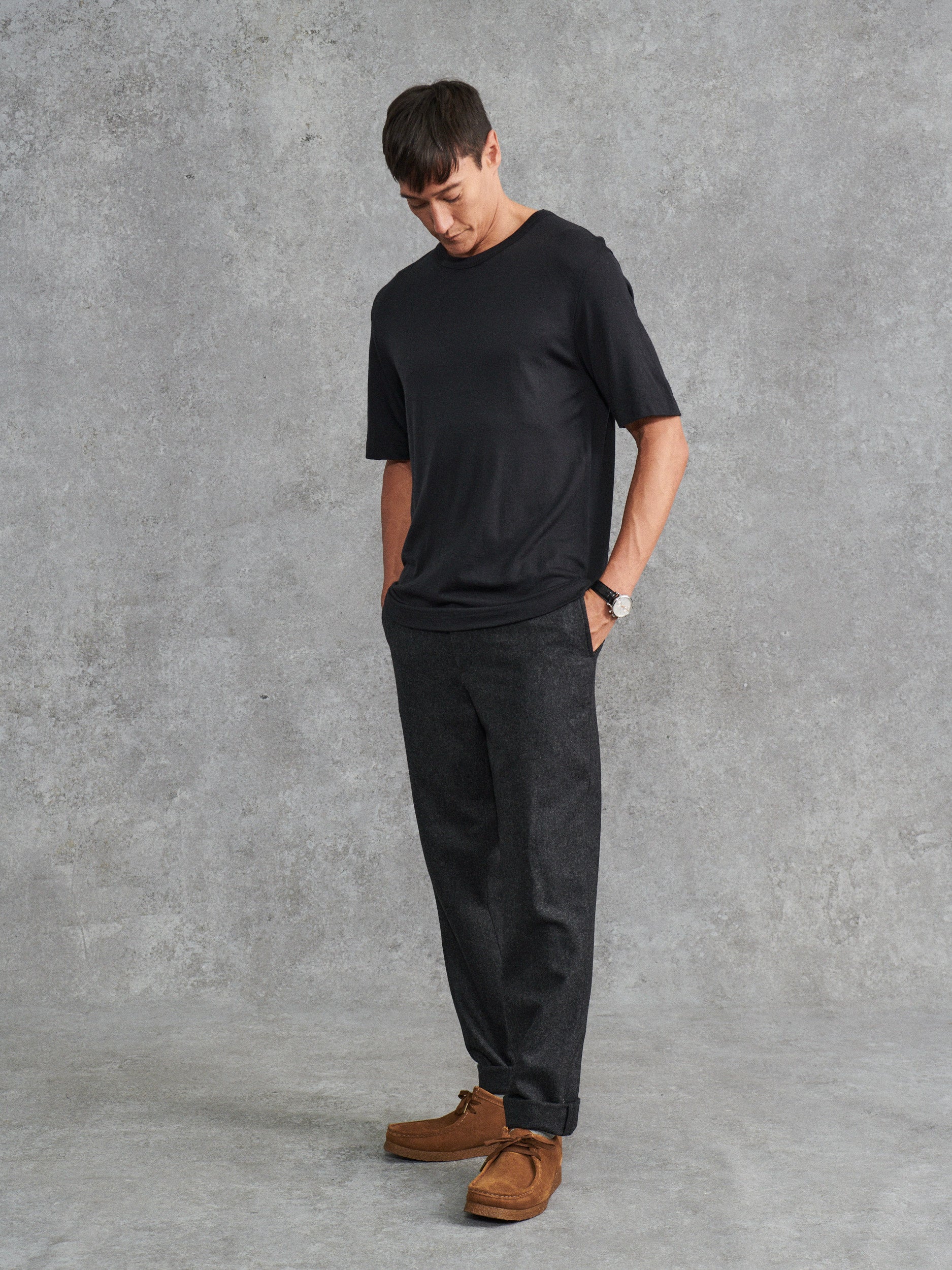 The Foundation Tee - Charcoal