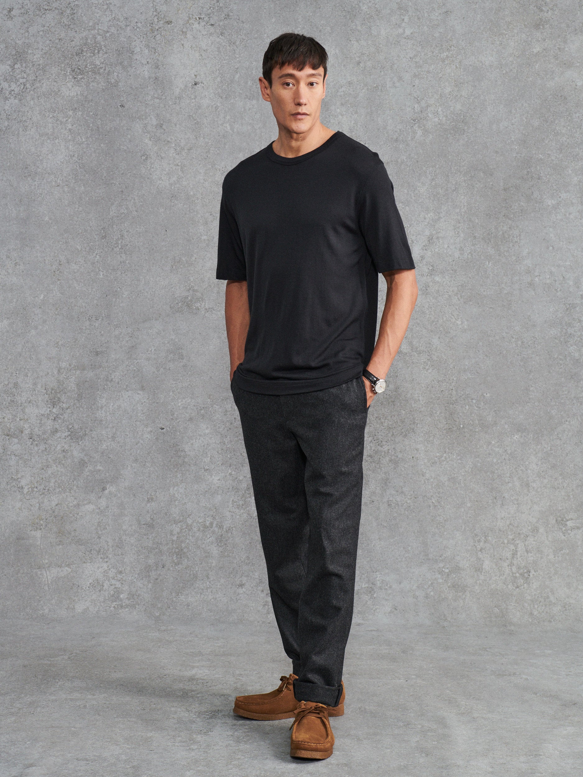 The Foundation Tee - Charcoal