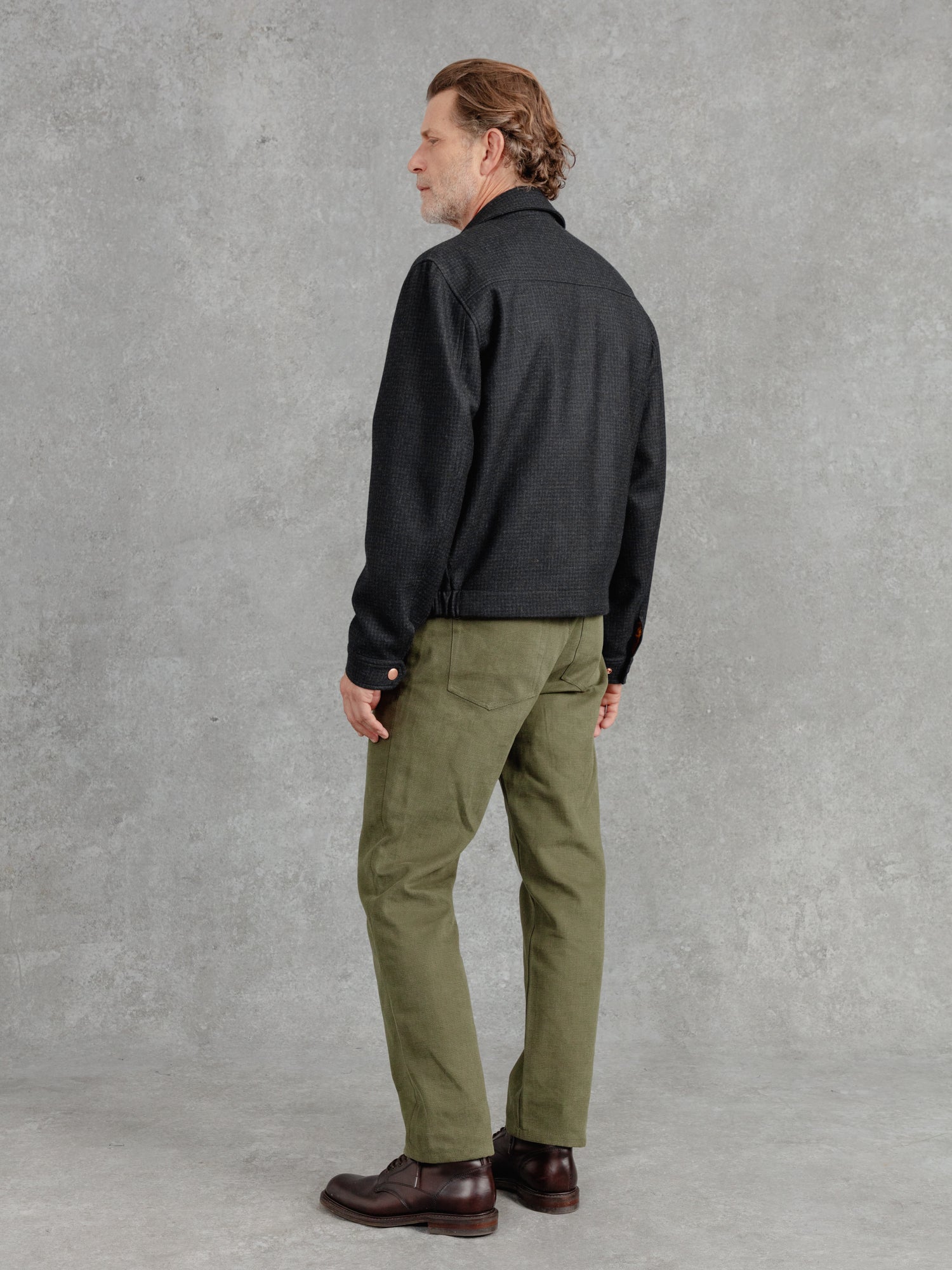 The Dogtooth Bomber - Cobble Grey