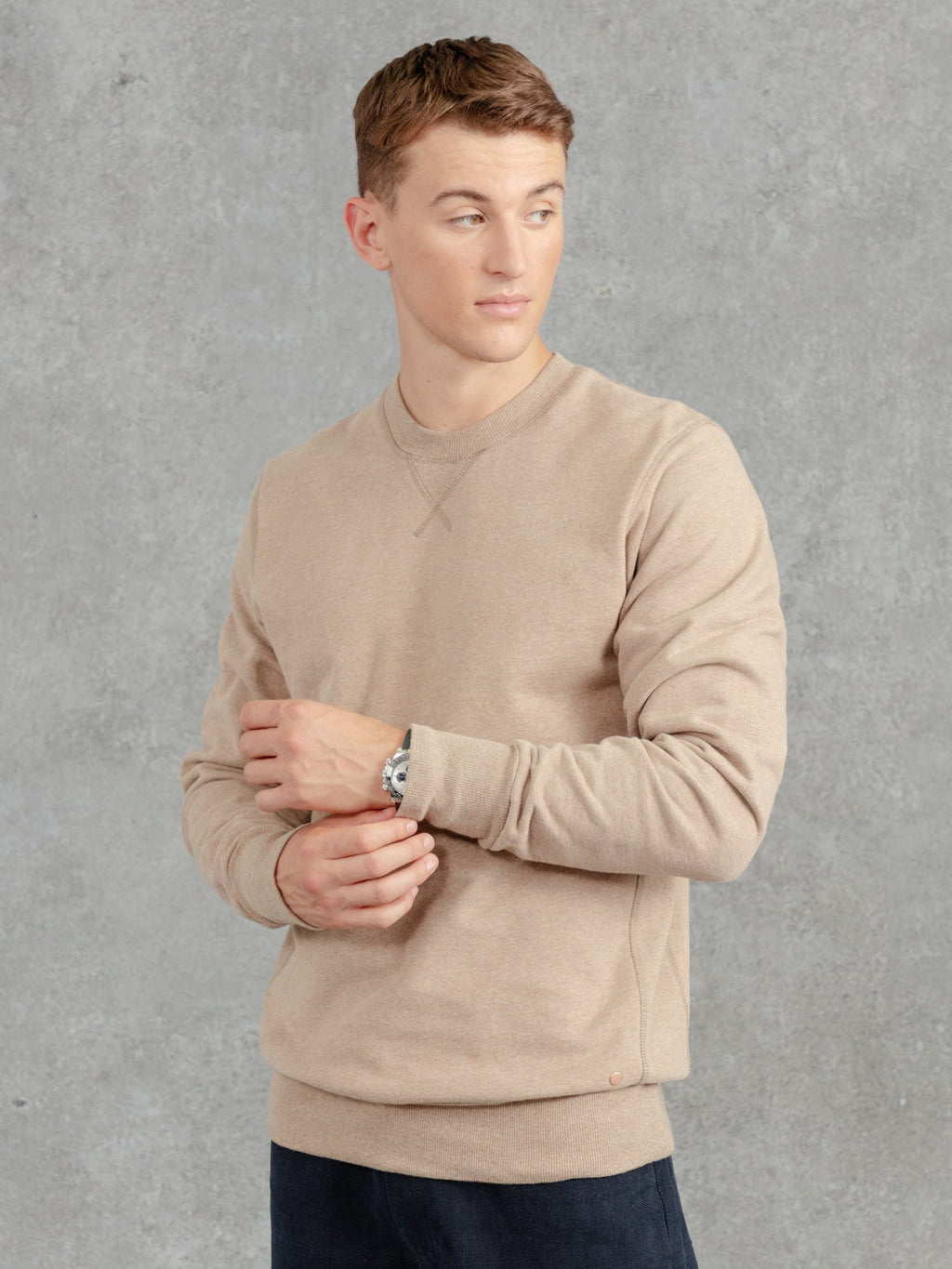 The PW Crew Neck Sweat 2.0 - Biscuit