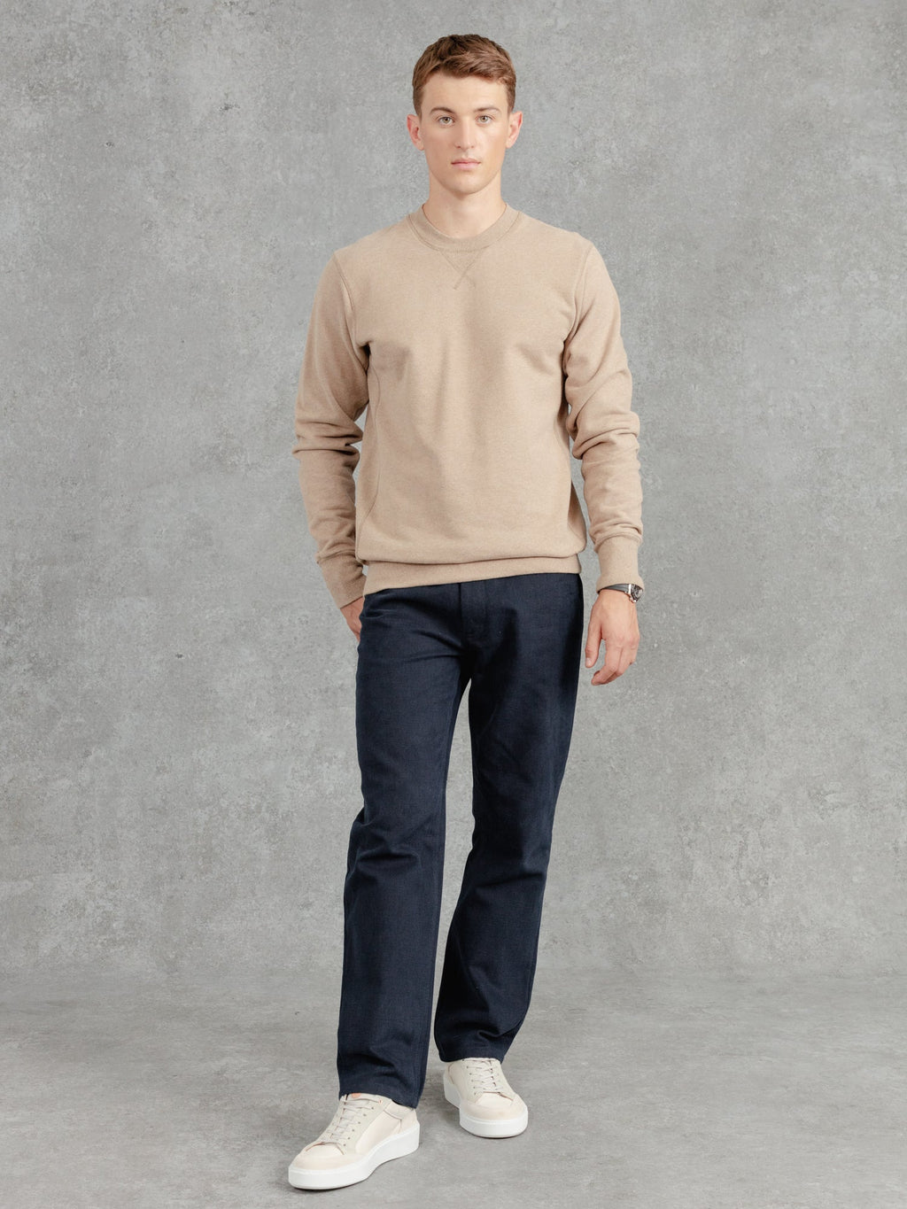 The PW Crew Neck Sweat 2.0 - Biscuit