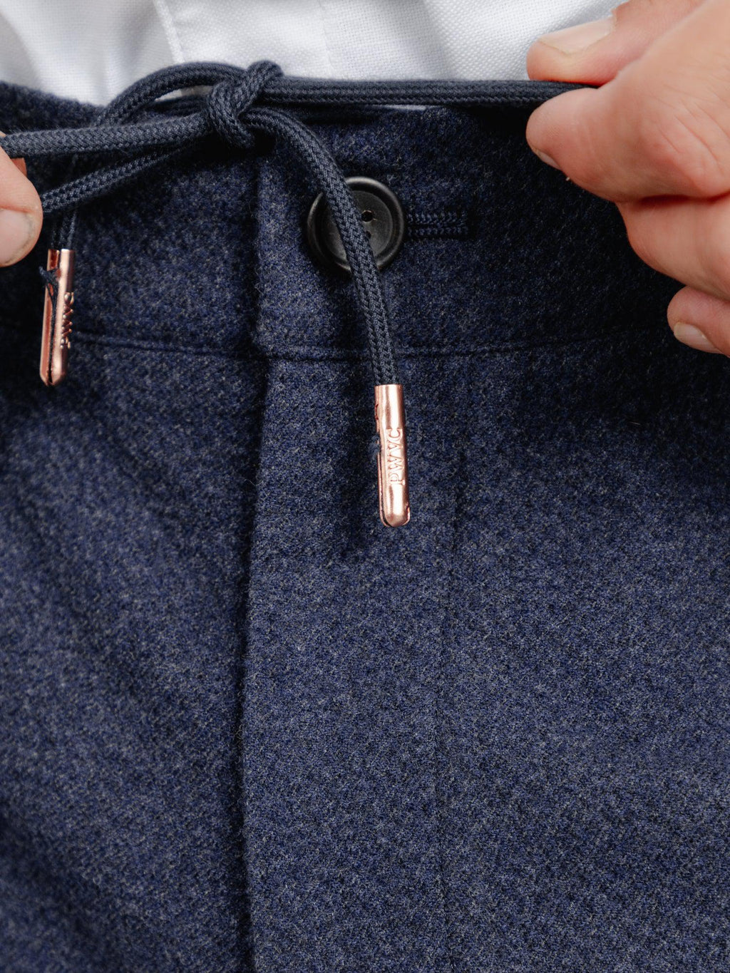 The Seersucker Drawstring Trousers