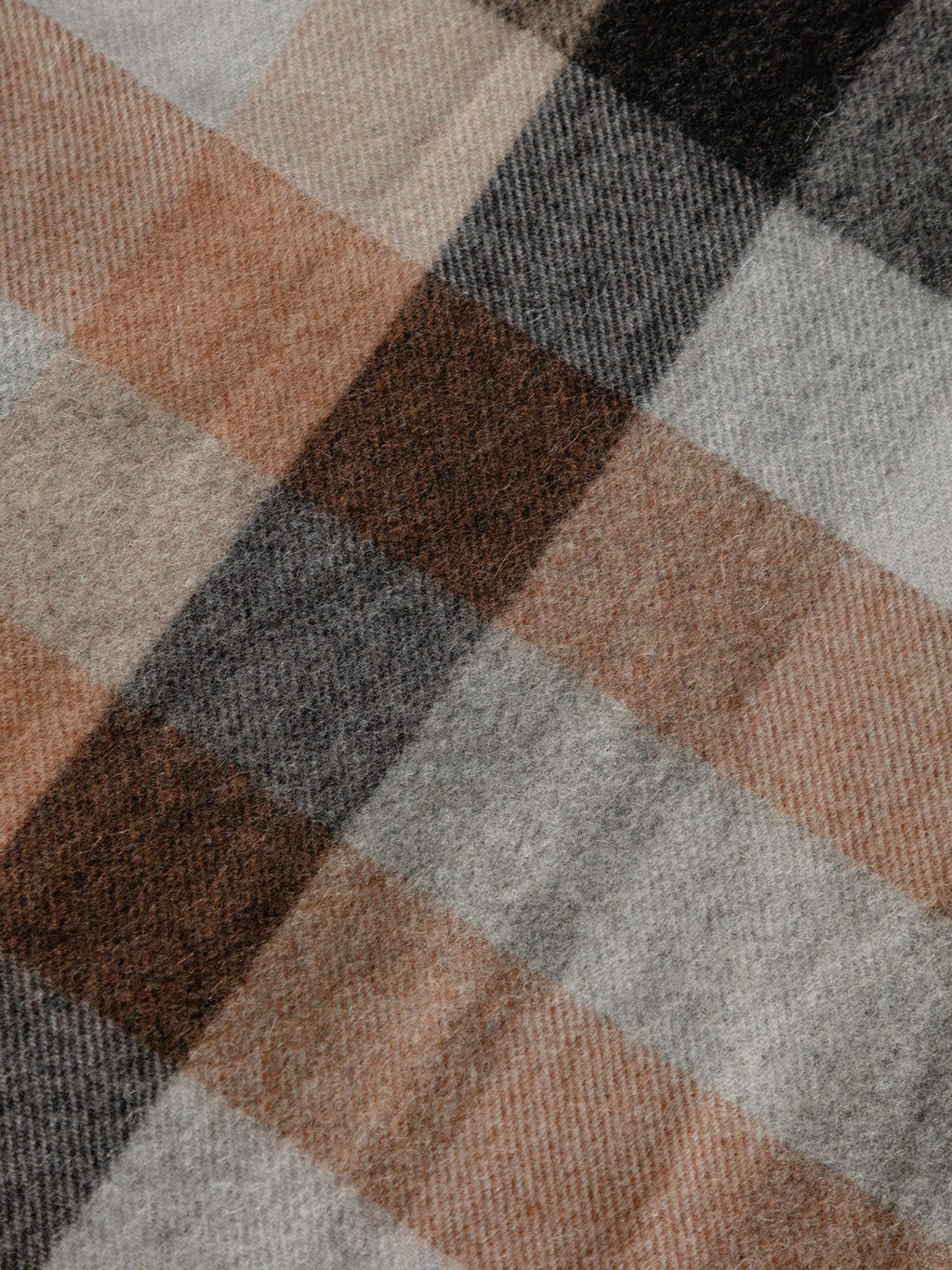 The Cashmere Check Scarf - Gold Check
