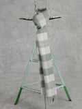 The Cashmere Check Scarf - Moss Green Check