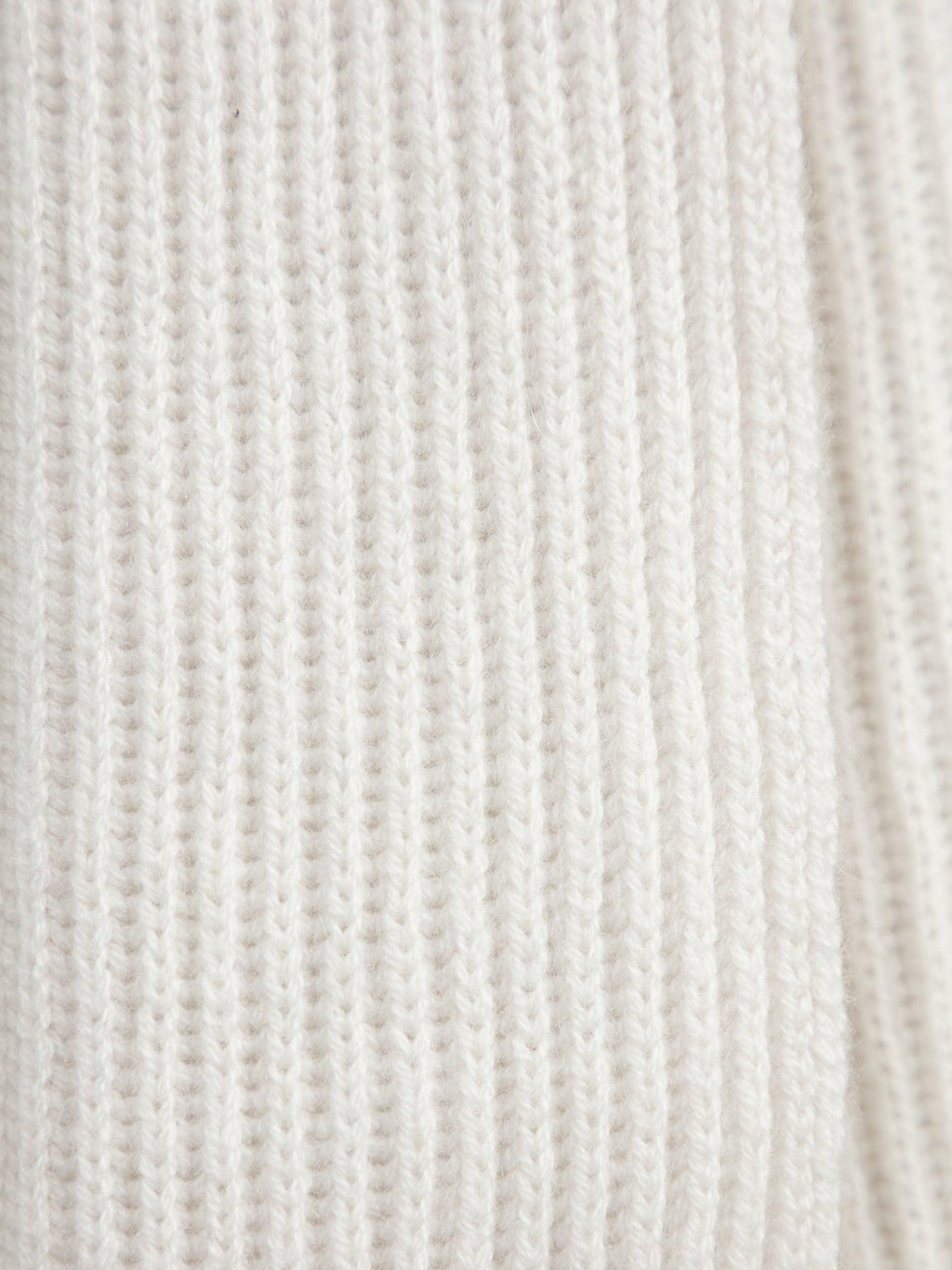The Cashmere Ribbed Scarf