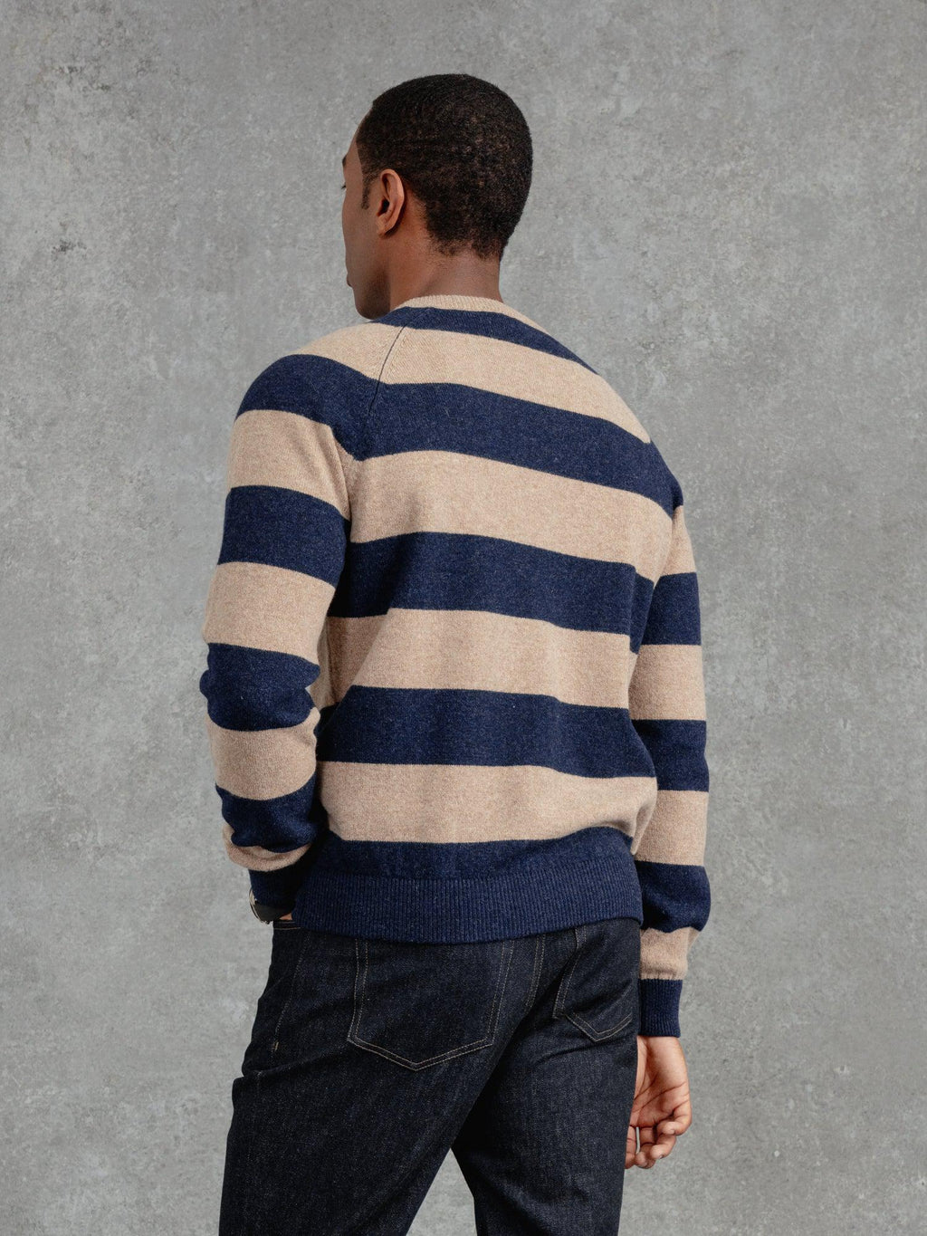 The Merino Wool Striped Sweatshirt