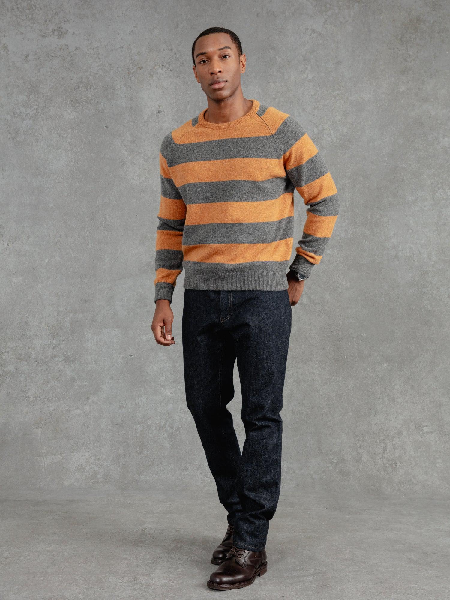 The Merino Wool Striped Sweatshirt