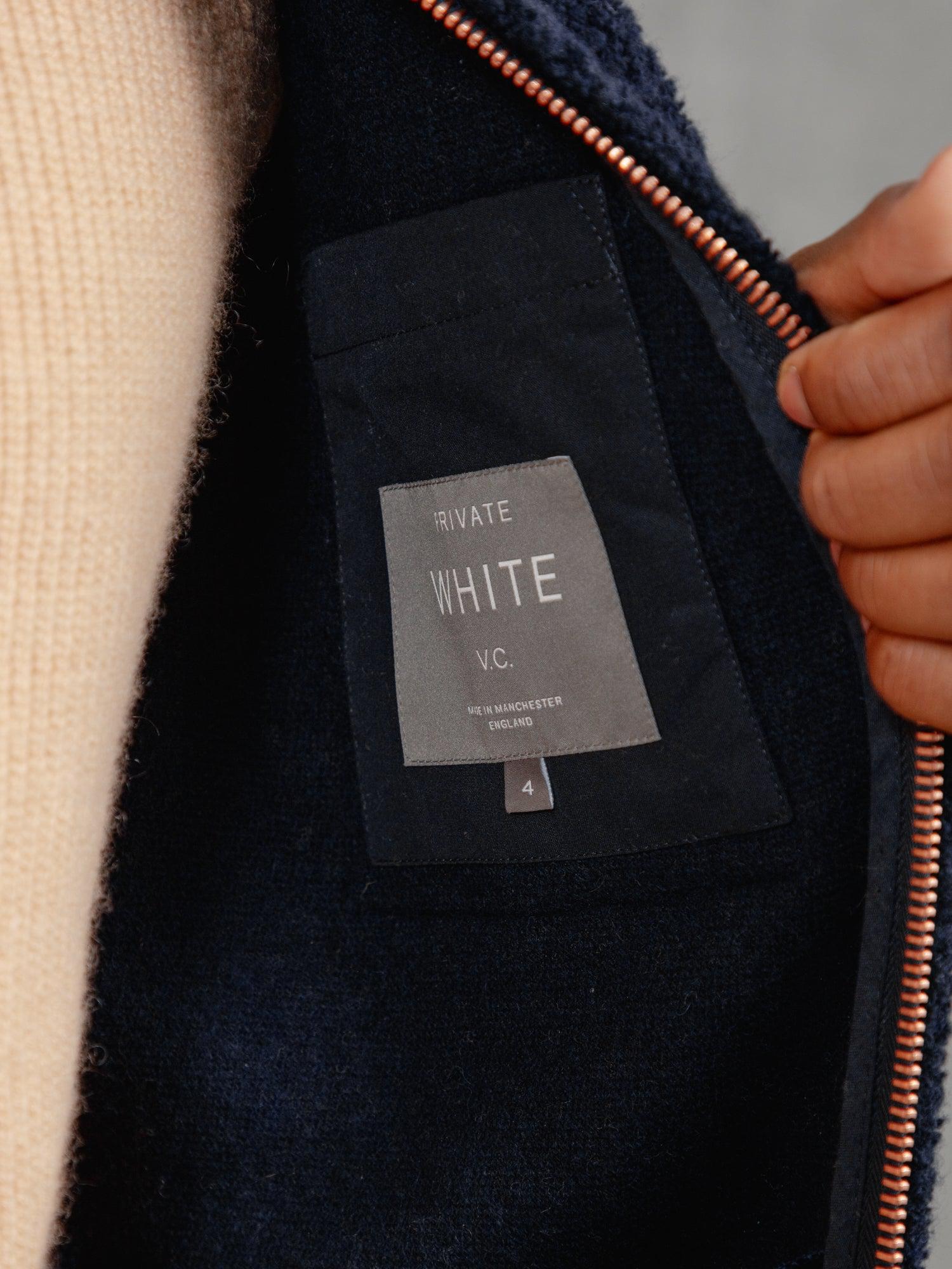 The Zip Up Fleece Jacket - Ink