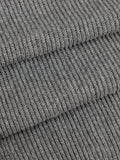 The Cashmere Ribbed Scarf - Cobble Grey