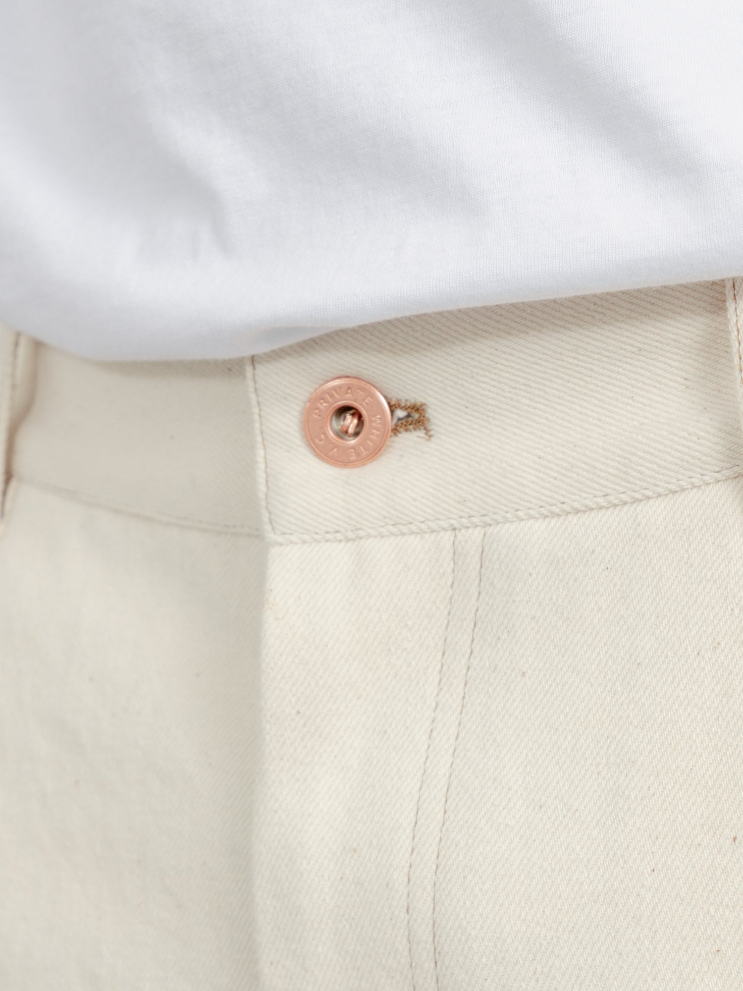 The 5 Pocket Jeans - Alabaster