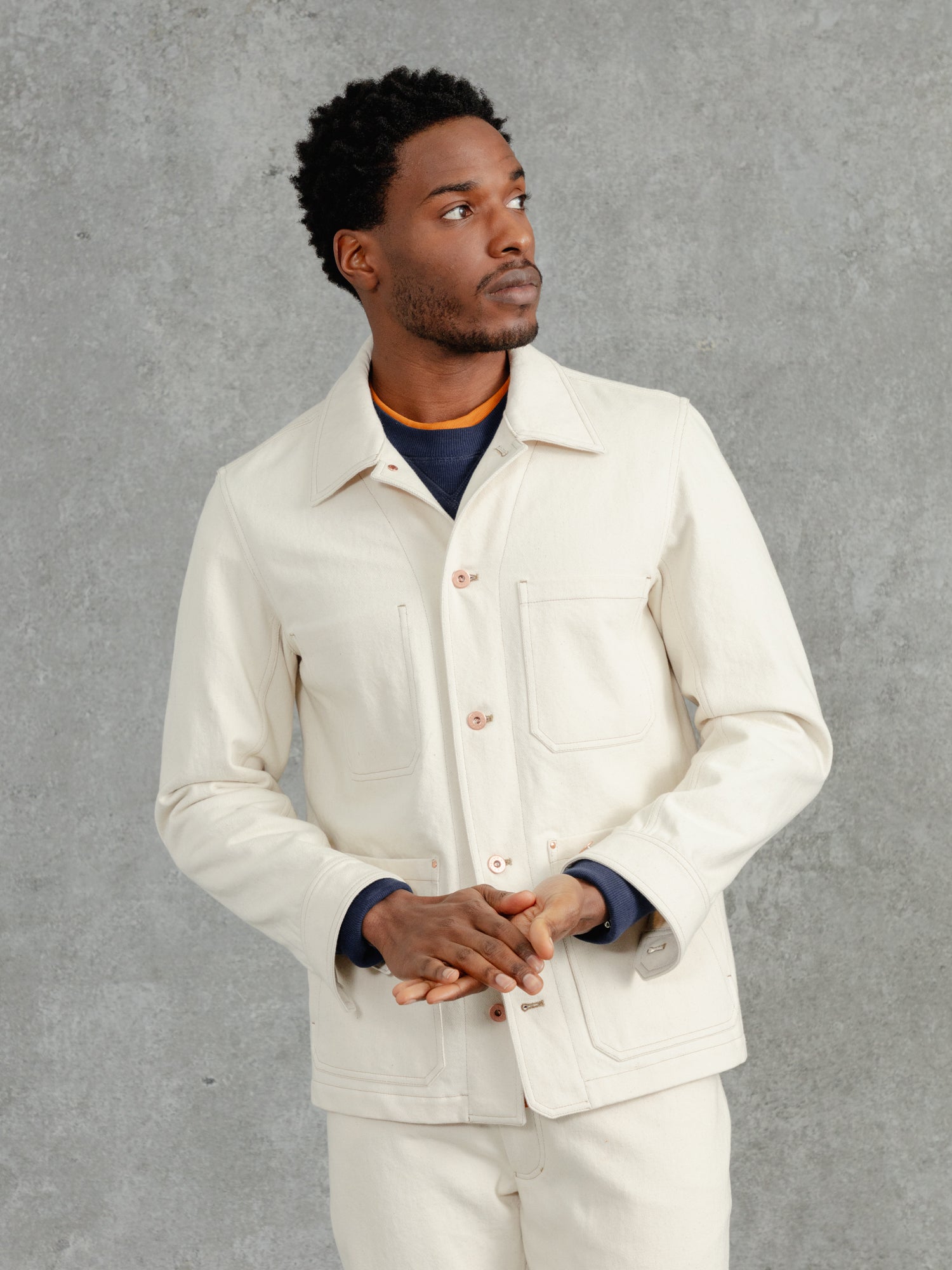 The Denim Mill Jacket - Alabaster