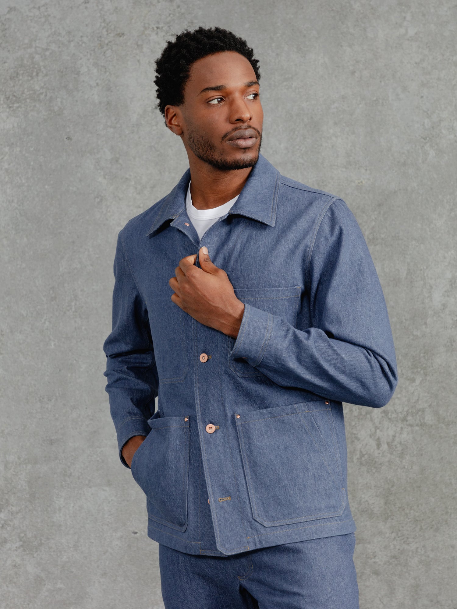 The Denim Mill Jacket - Azure