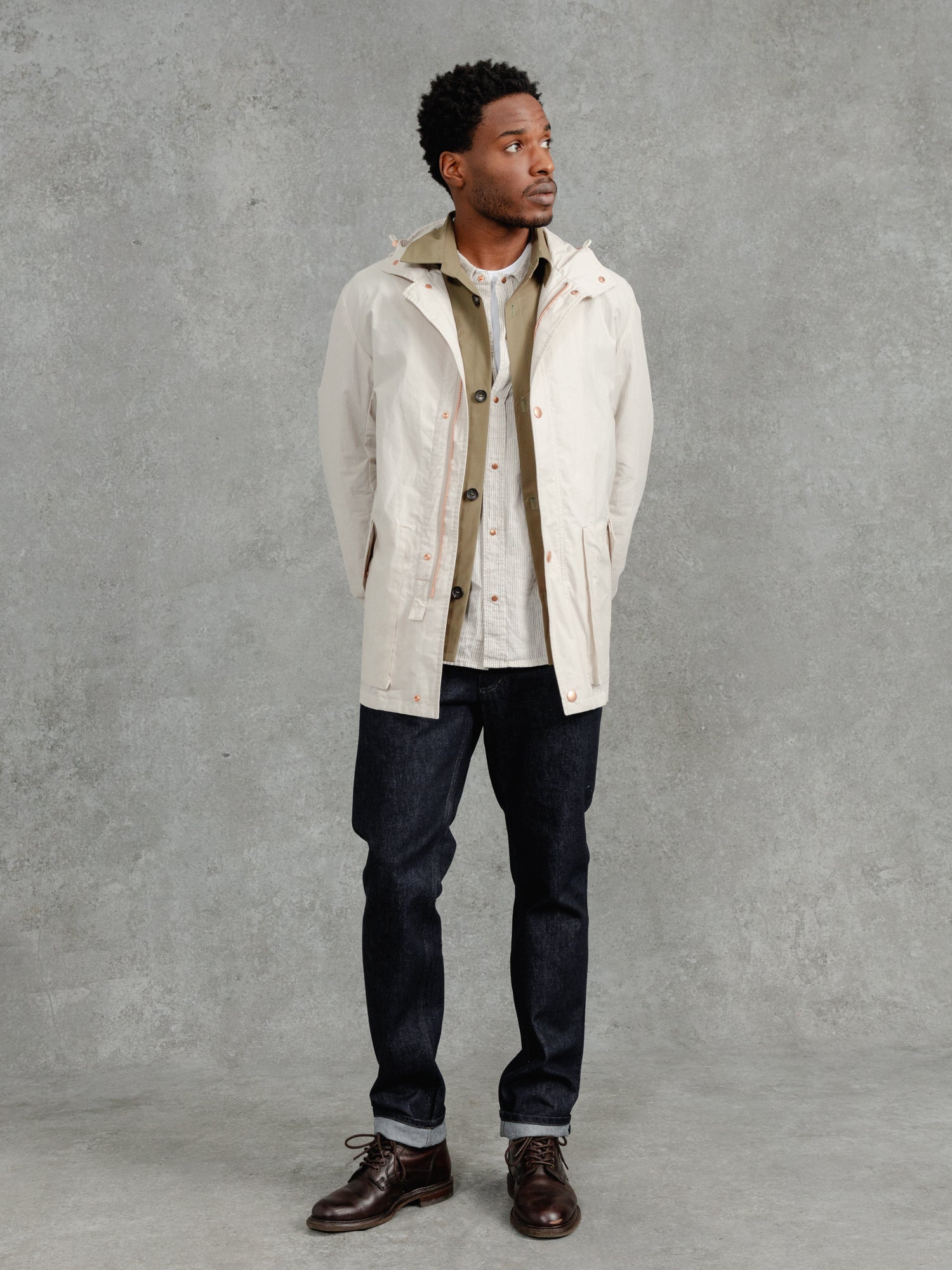 The Portobello Parka - Alabaster