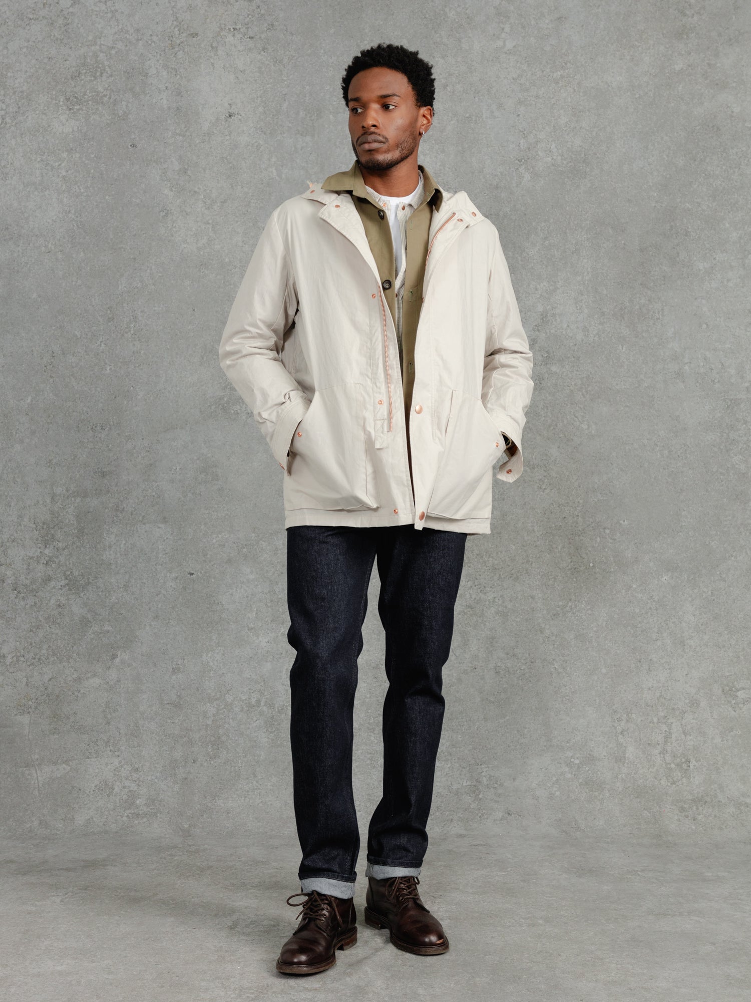 The Portobello Parka - Alabaster