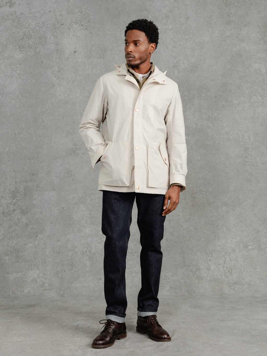 The Portobello Parka - Alabaster