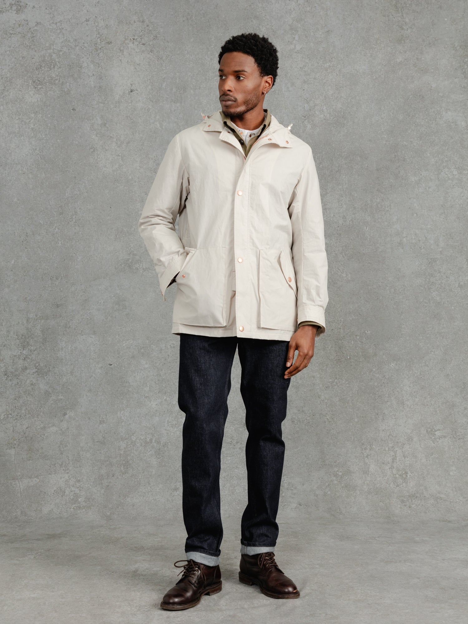 The Portobello Parka - Alabaster