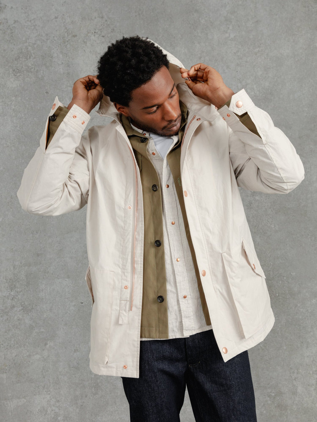 The Portobello Parka - Alabaster
