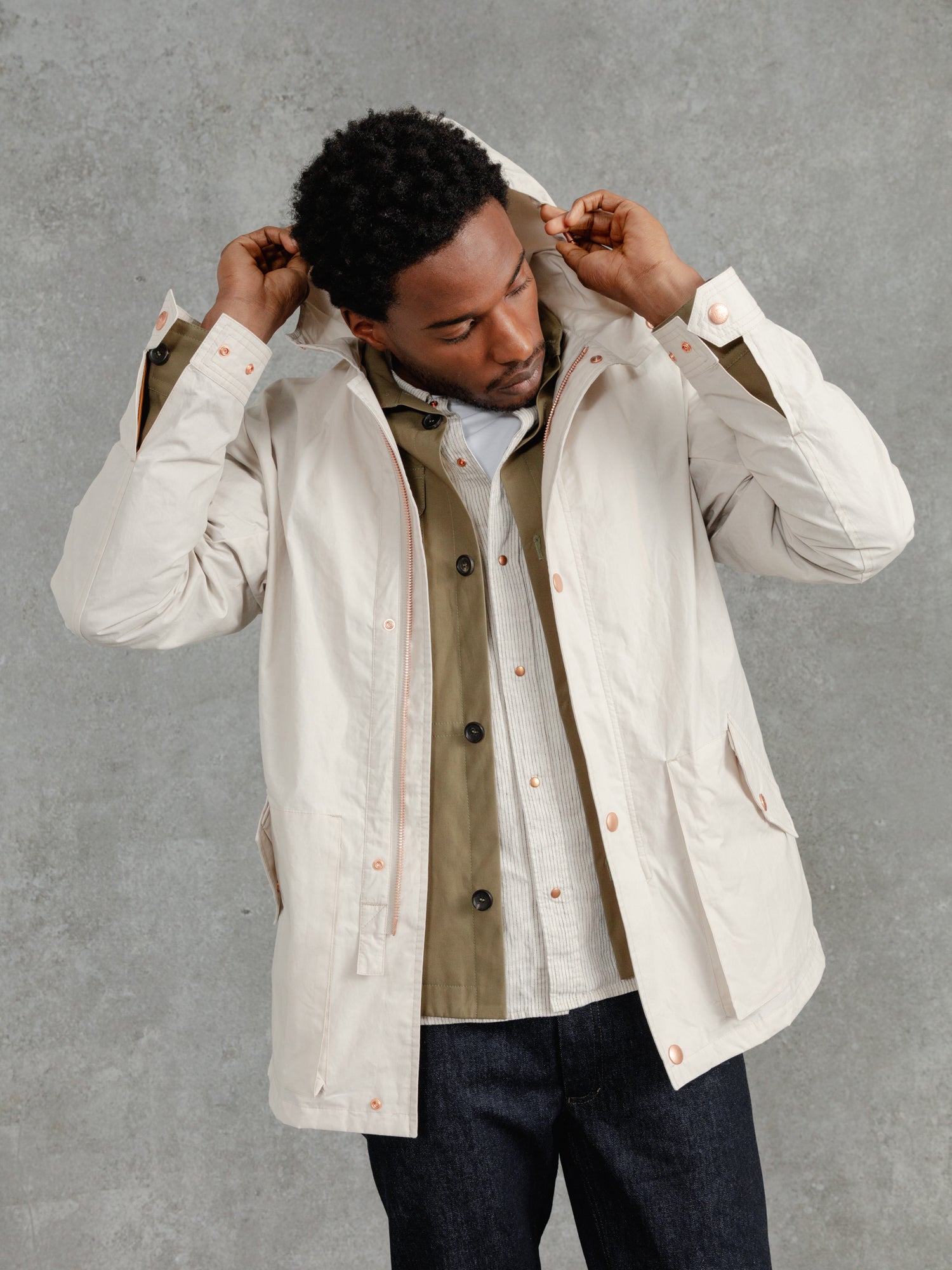 The Portobello Parka - Alabaster